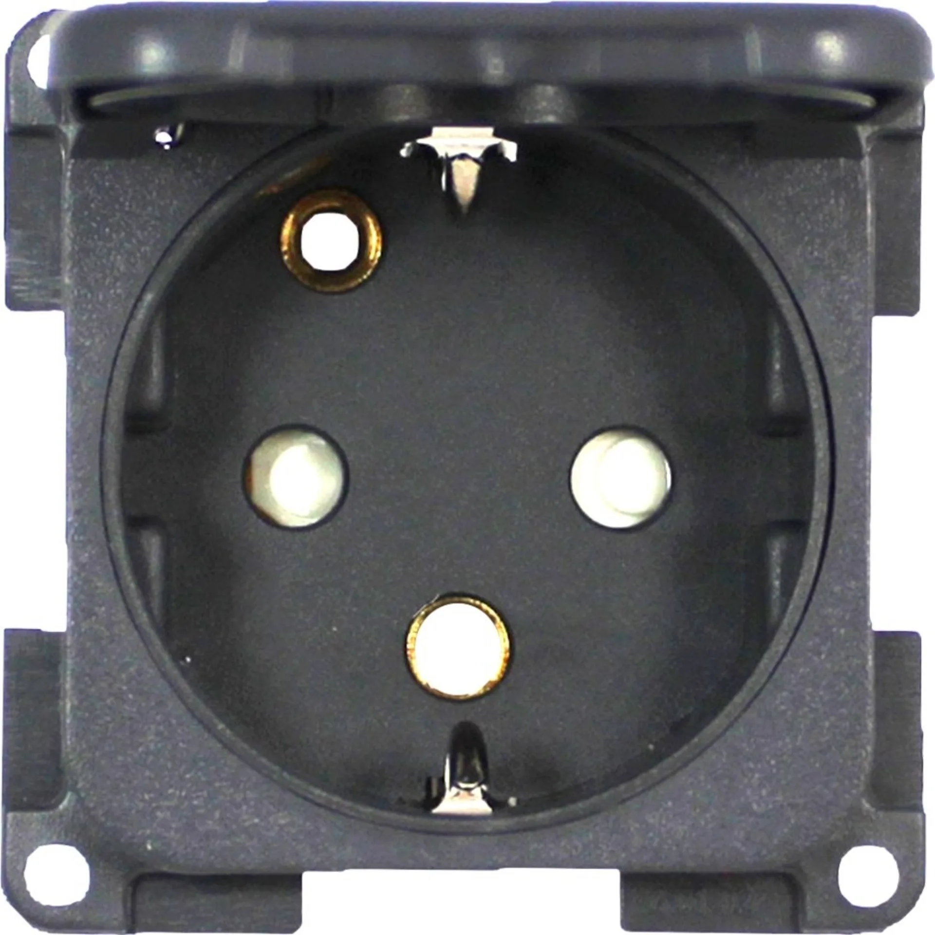 Inprojal System 10.000 Schutzkontaktstecker Steckdose schwarz K
