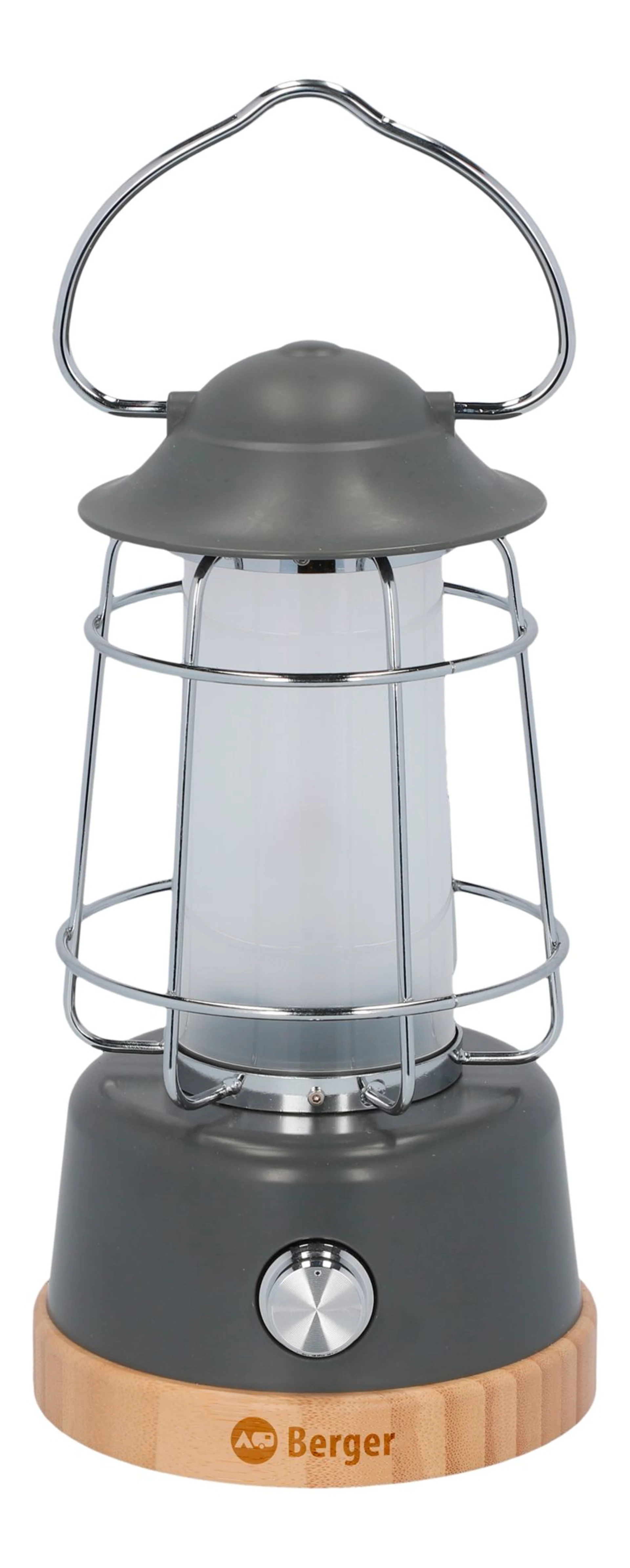 Berger Hopuni Lanterne de camping LED à intensité variable grise
