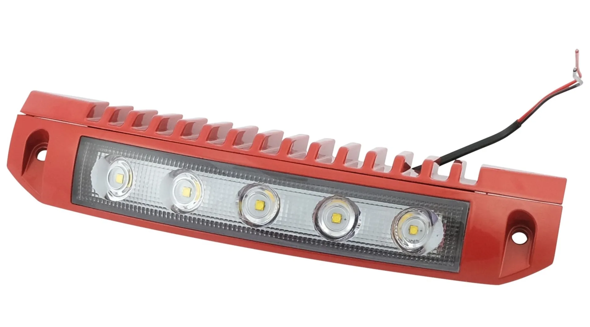 LED-Aussenleuchte Scenelite SI7 12/24 V rot 230 x 63 x 36 mm, IP67, 1’560 lm, Gehäuse rot RAL3000 LED-Aussenleuchte Scenelite SI7 12/24 V rot 230 x 63 x 36 mm, IP67, 1’560 lm, Gehäuse rot RAL3000