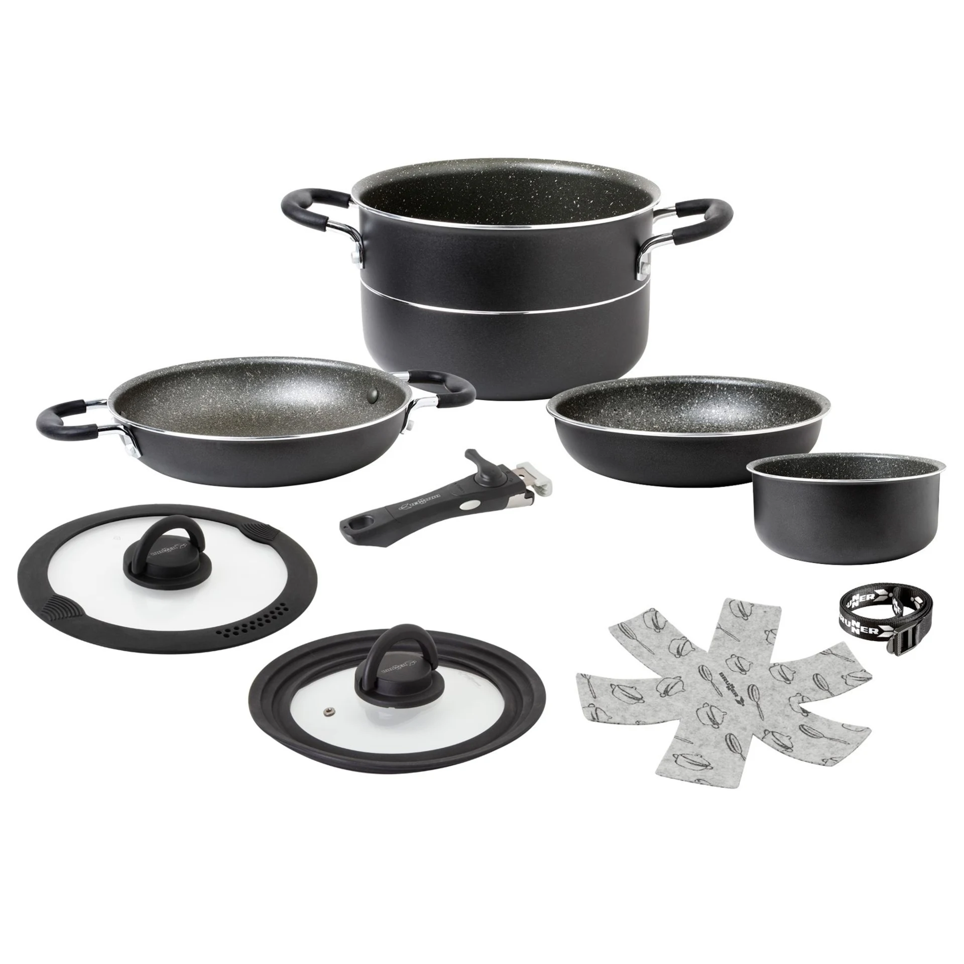 Brunner Ø 24 cm Pirate Vacublock Kochtopfset 8-tlg.
