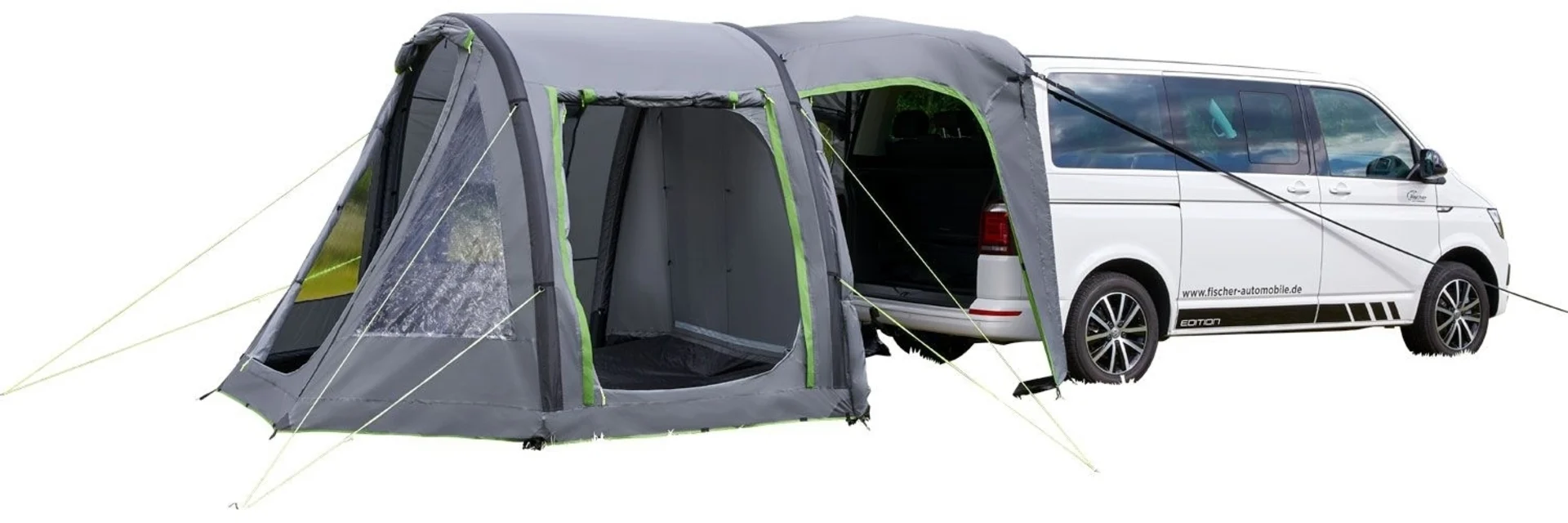 Mega-Deal Set Berger Touring Easy-L Rear aufblasbares Heckzelt VW T5/T6 + 2x Berger Tirana Faltsessel