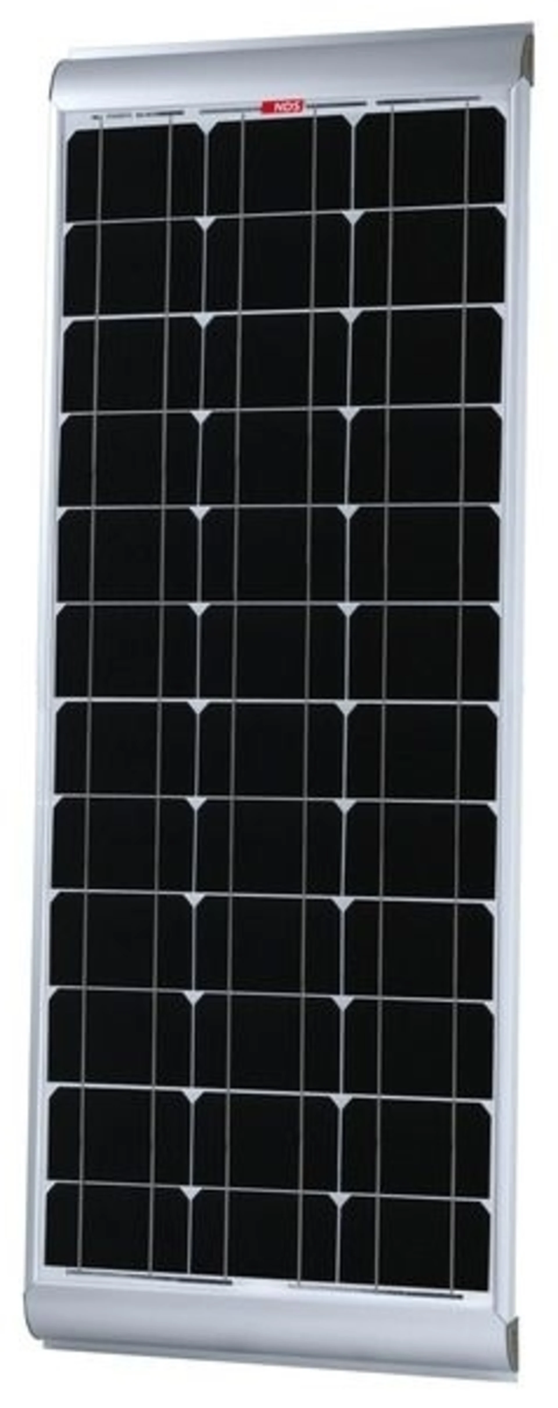 150W Solarmodul mit Spoiler und Halterungen - Monokristalline Zellen