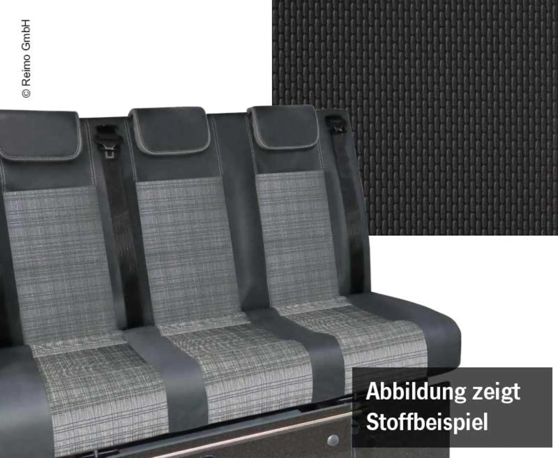 Schlafsitzbank VW T6.1 CityVan V3000 Gr.14 3-sitzig, Briks 2 fbg.Wärmet.Rechtsl