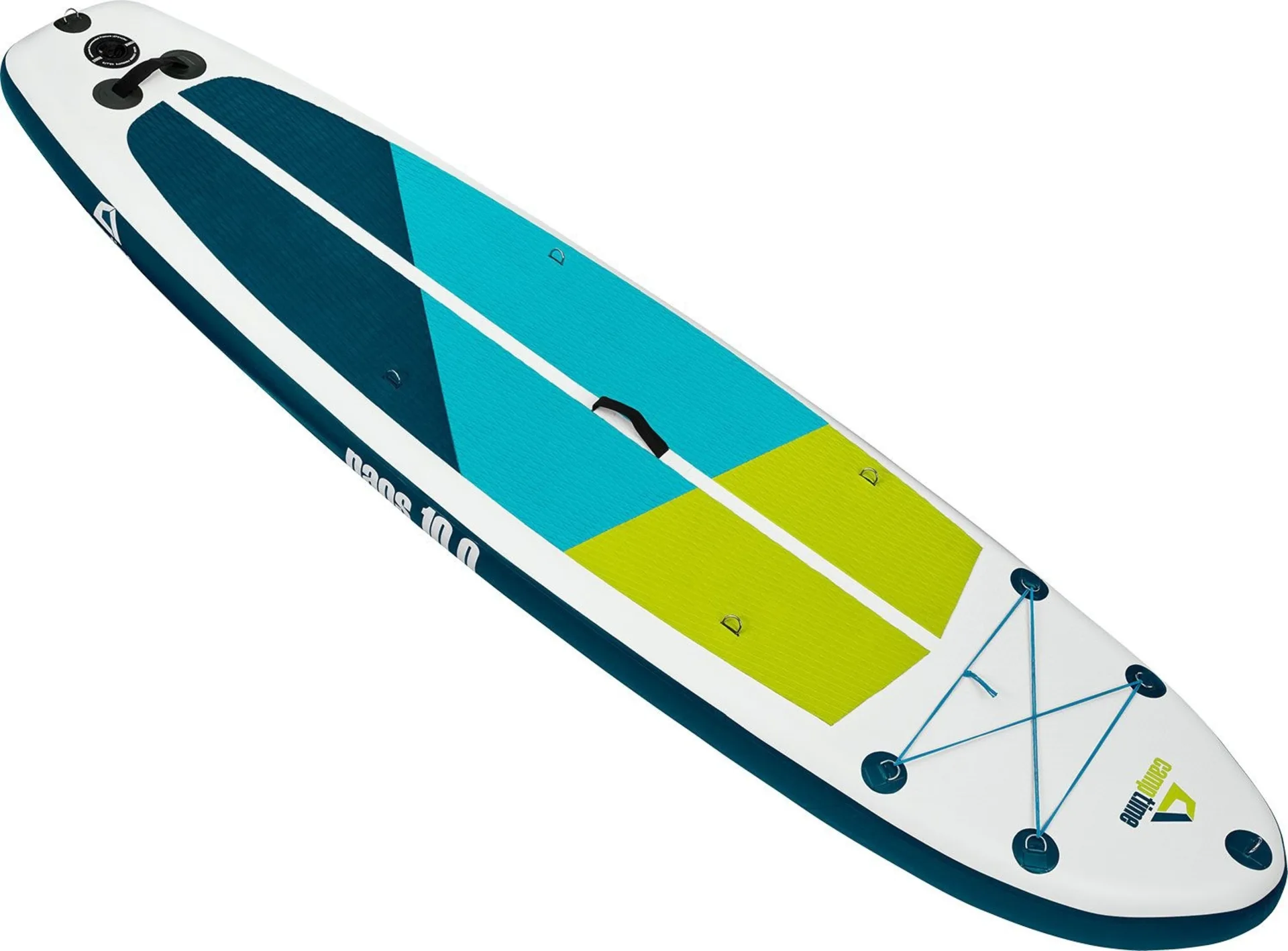 Camptime Naos 10.0 SUP Set planche de stand up paddling gonflable y compris pagaies et pompe à air