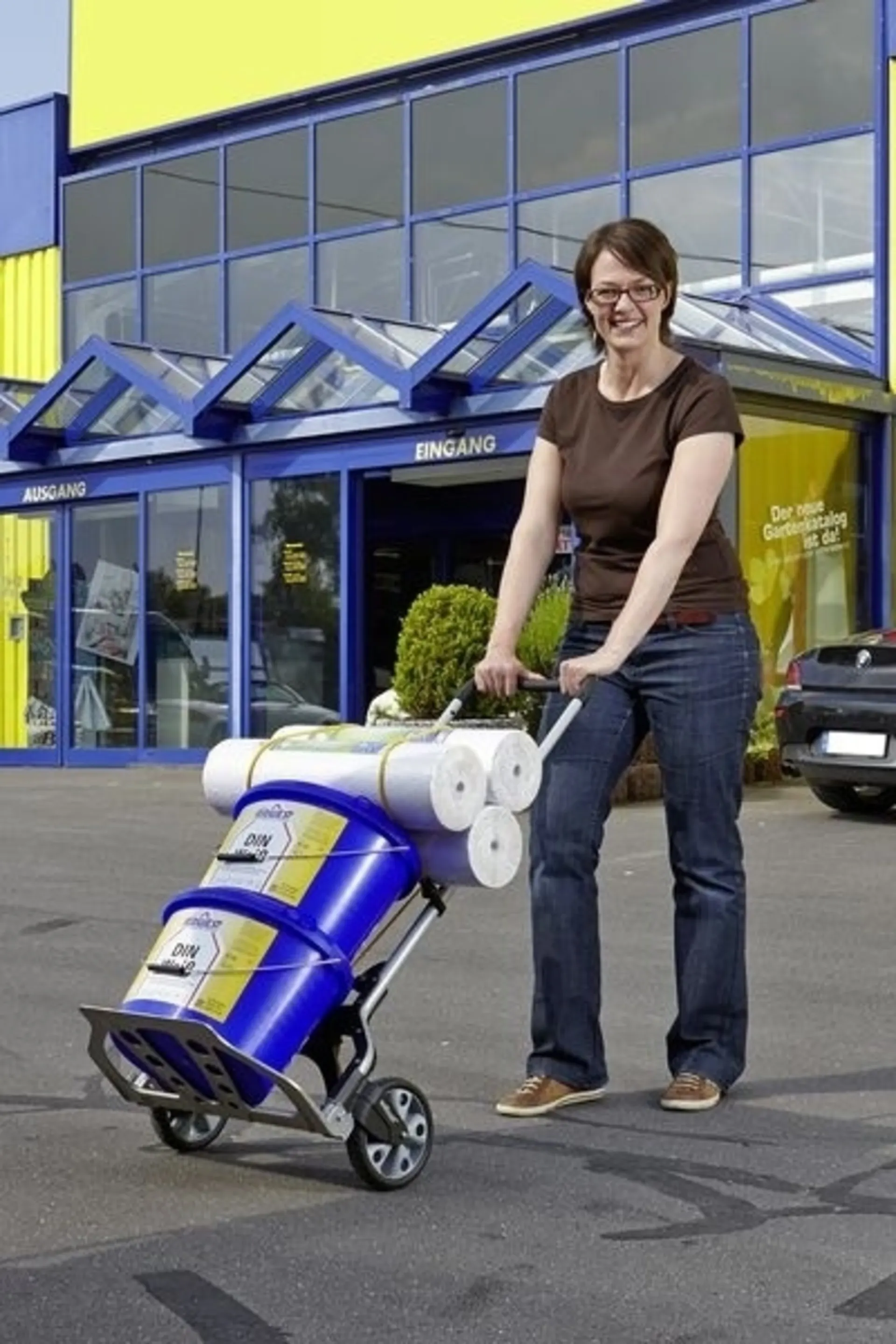 Klappbare und stabile Mobile Sackkarre