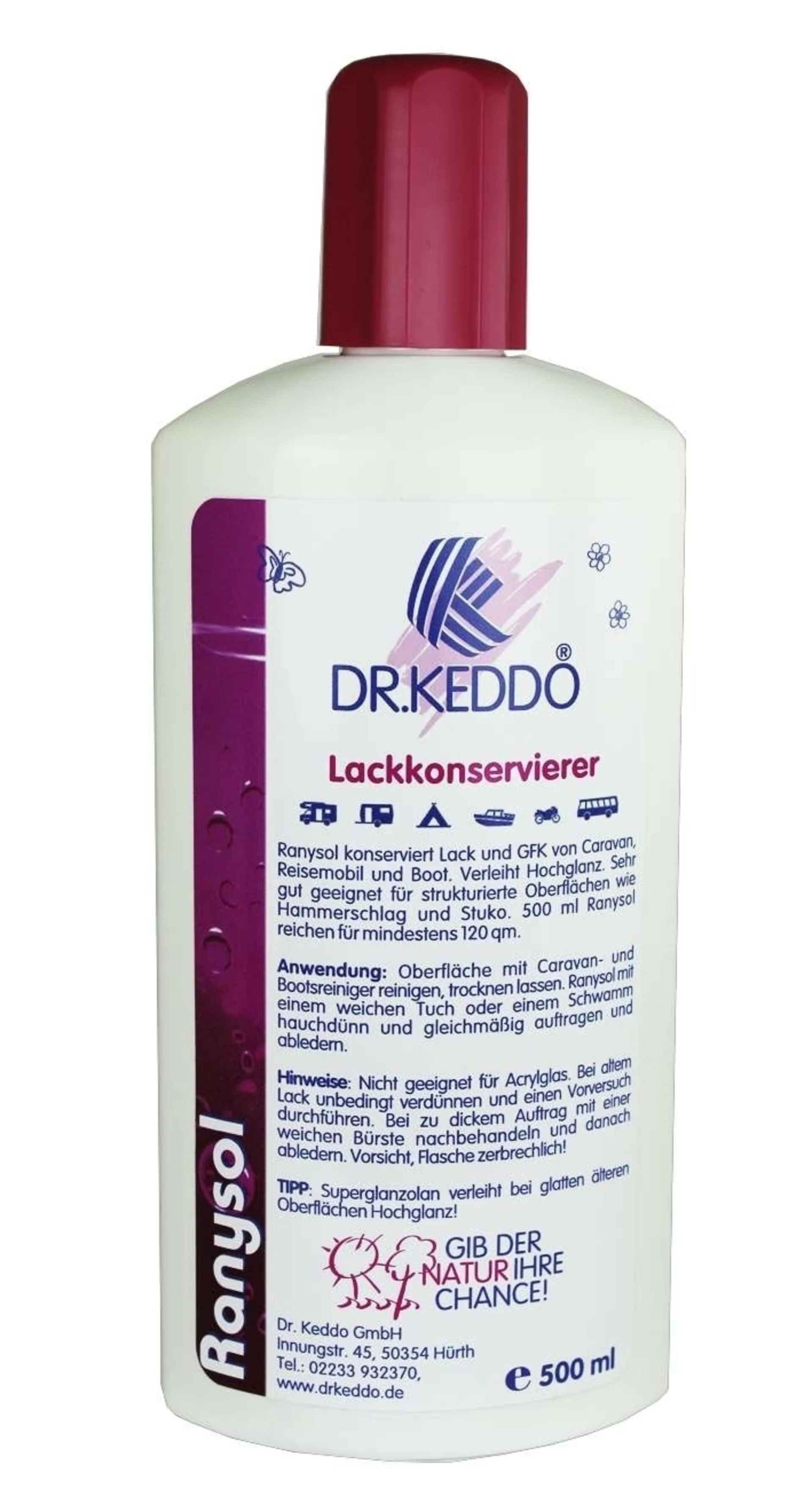 Conservateur de peinture Ranysol Dr. Keddo 500 ml