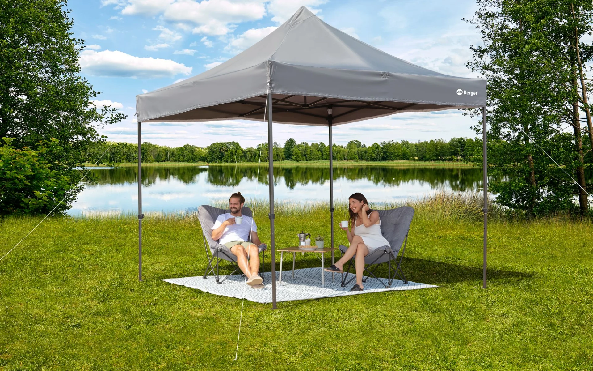 Pavillon pliable Berger 3x3 m