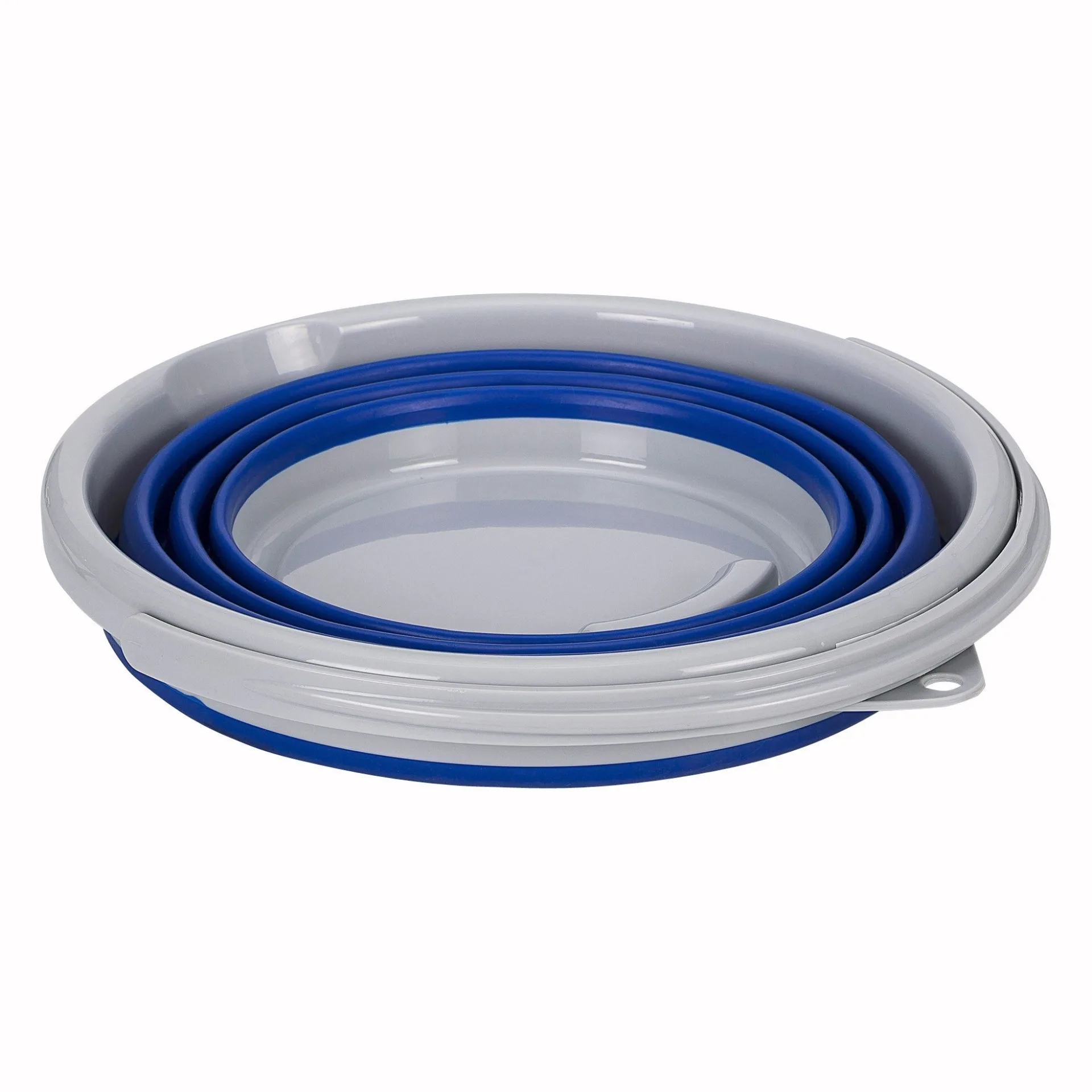 Berger Falteimer 10 Liter blau / grau