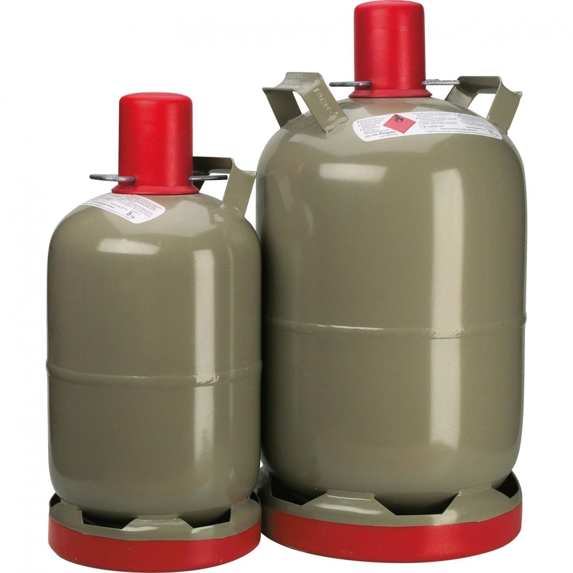 Gasflasche Stahl 11 kg Füllgewicht