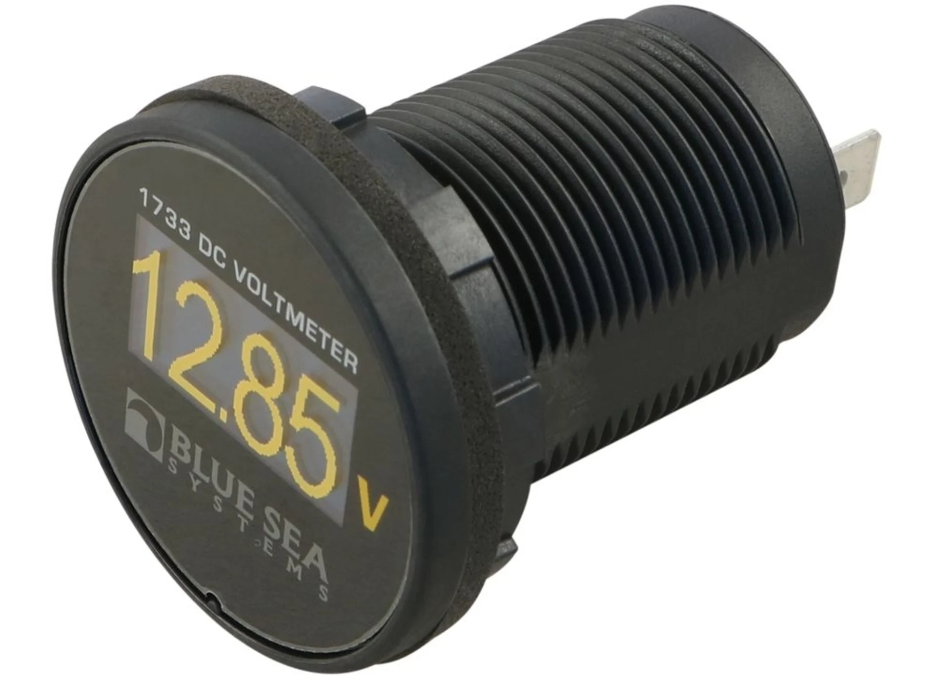BlueSea - Voltmeter 8-36 VDC ø 40 x 60mm, Anzeige der Batteriespannung BlueSea - Voltmeter 8-36 VDC ø 40 x 60mm, Anzeige der Batteriespannung