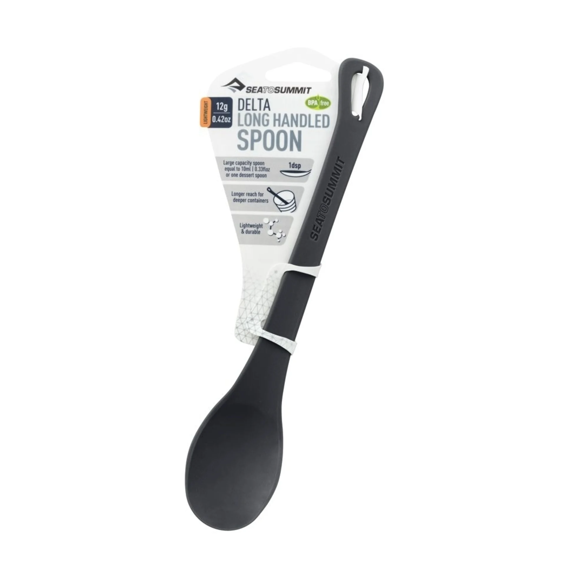 Delta Long Handled Spoon Grey STS Outdoorküche