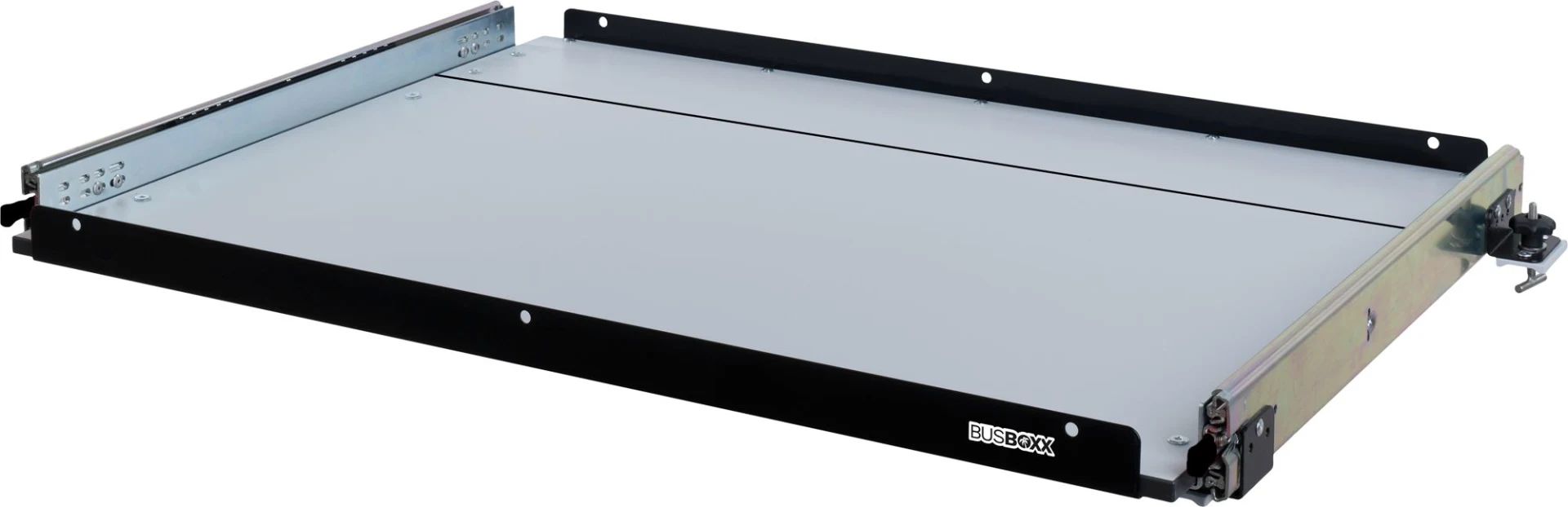 BusBoxx heckBOXX flex VW T5 / T6 / T6.1 Heckauszugs-Modul geteilt Tiefe 750 mm