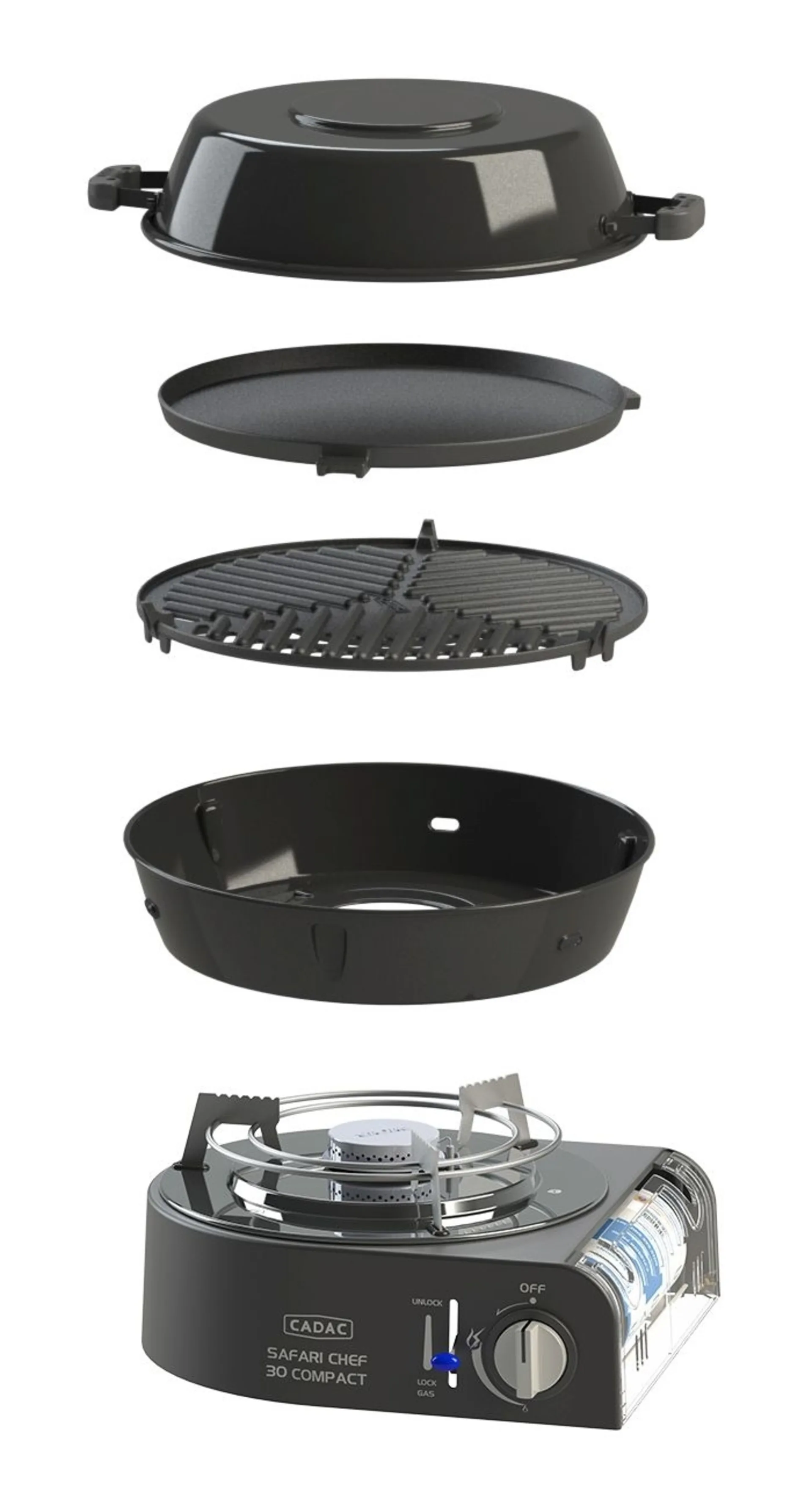Cadac Safari Chef Compact 30 Kartuschen Gasgrill