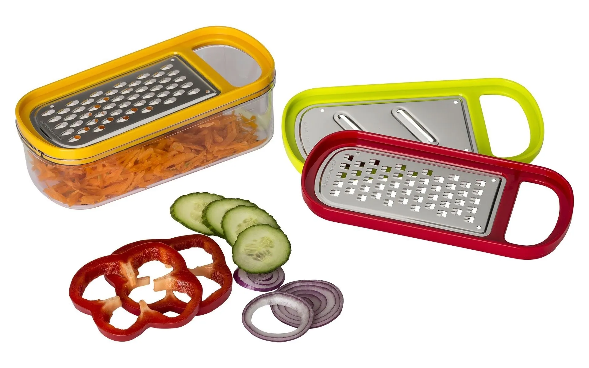 Metaltex Rap Box Râpe 3en1 couleurs assorties