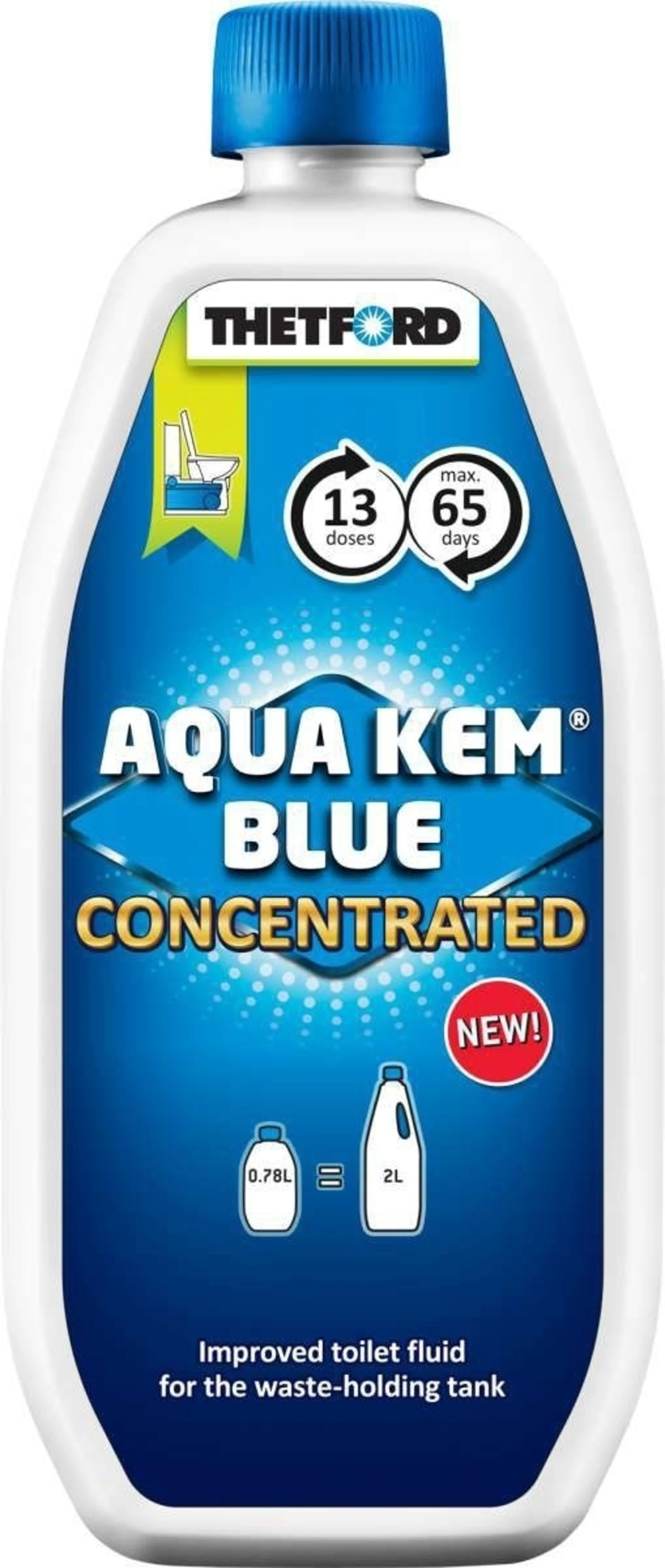 Thetford Aqua Kem Blue liquide sanitaire 780 ml