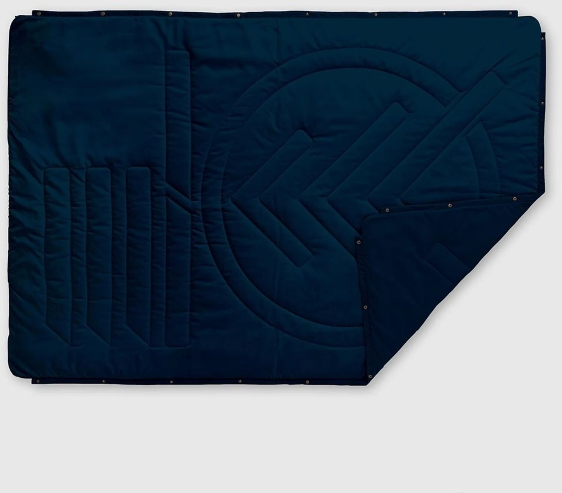 Couverture de camping d'extérieur Voited en ripstop recyclé, couleur bleu marine océan