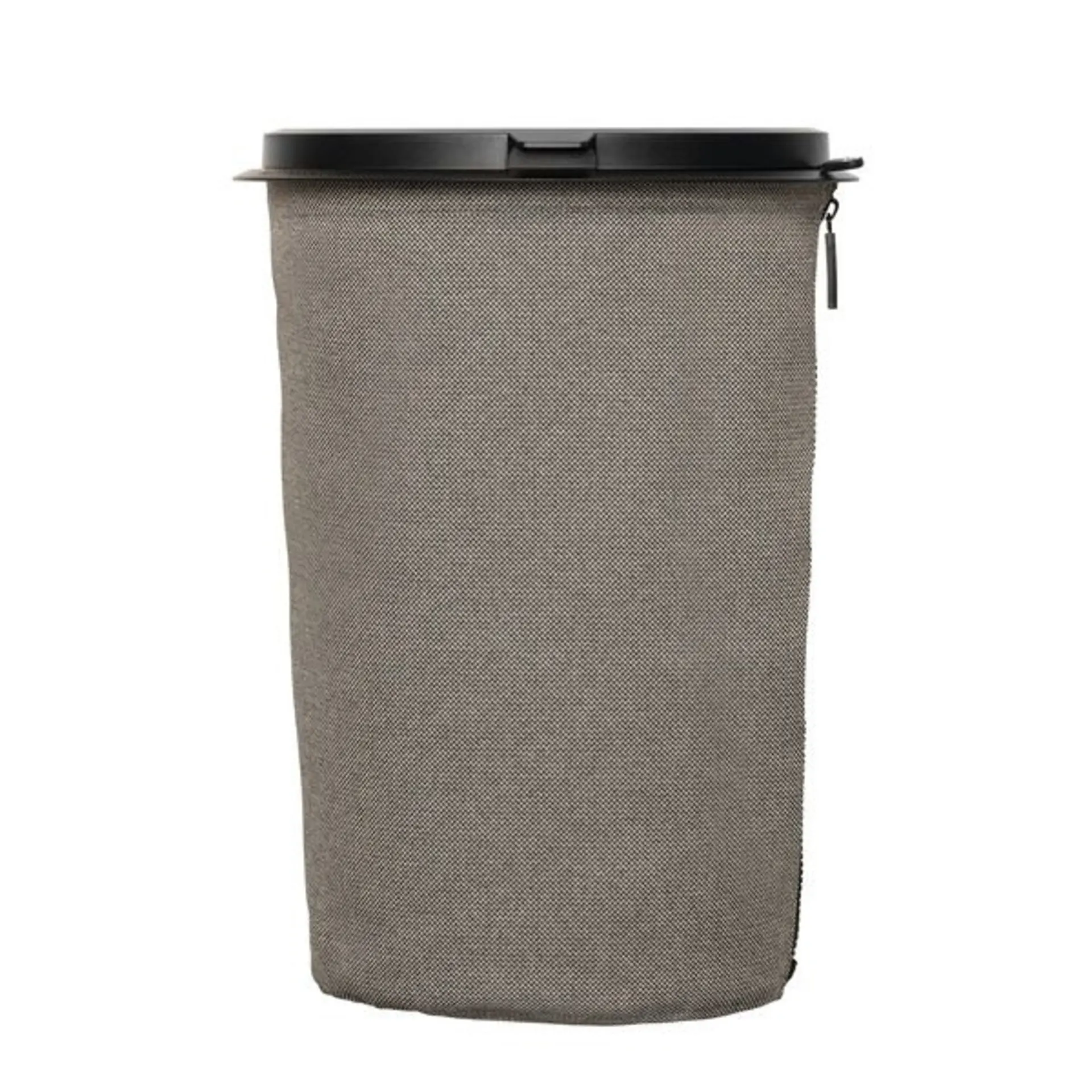 Flextrash Mülleimer aus recycelten PET-Flaschen, waschbar, 9 Liter, grau