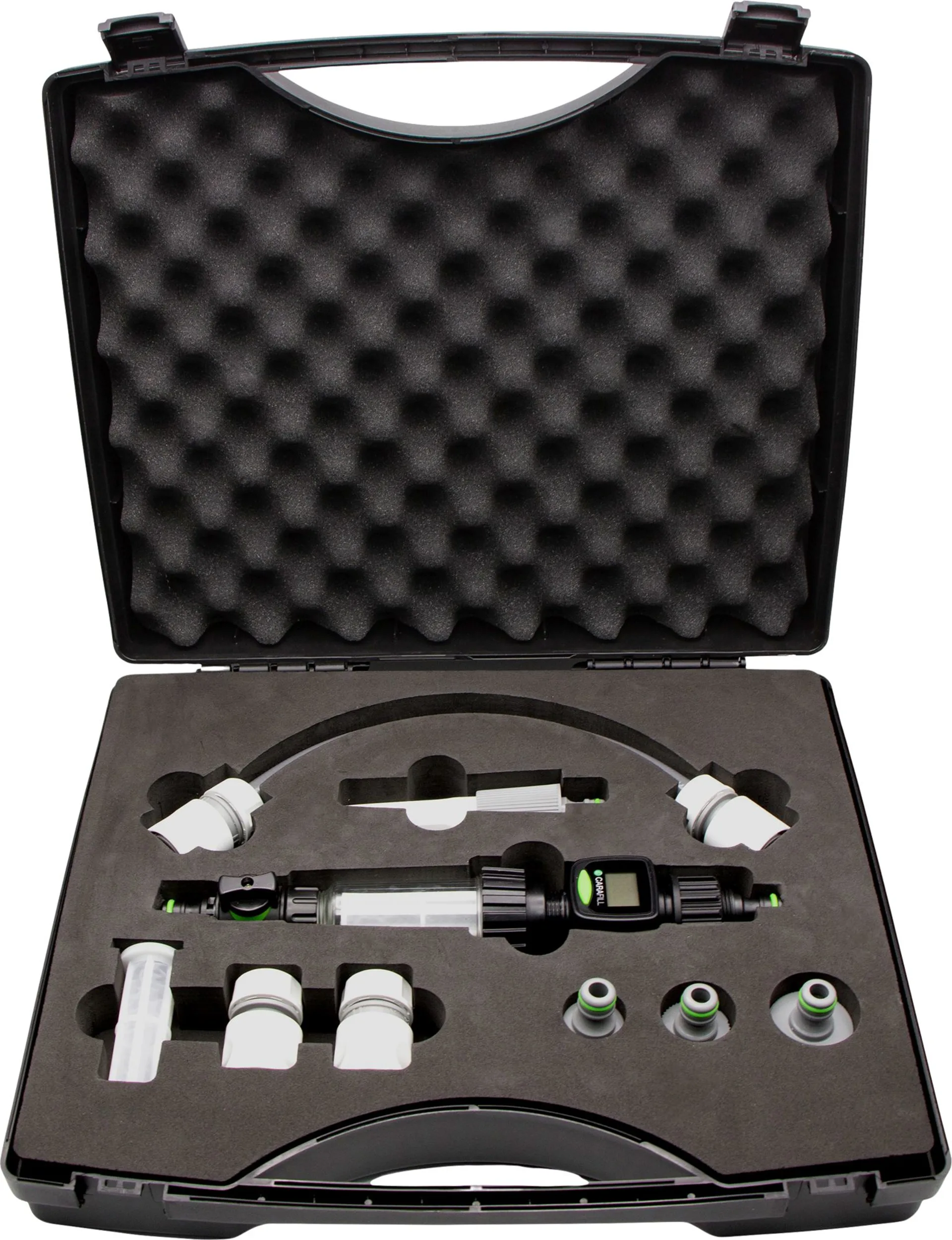 Carafill Wassertank-Befüllfilter Koffer Compact für Wohnmobil, Caravan / Wohnwagen / Boot inklusive Befüllfilter Count / Spritzdüse