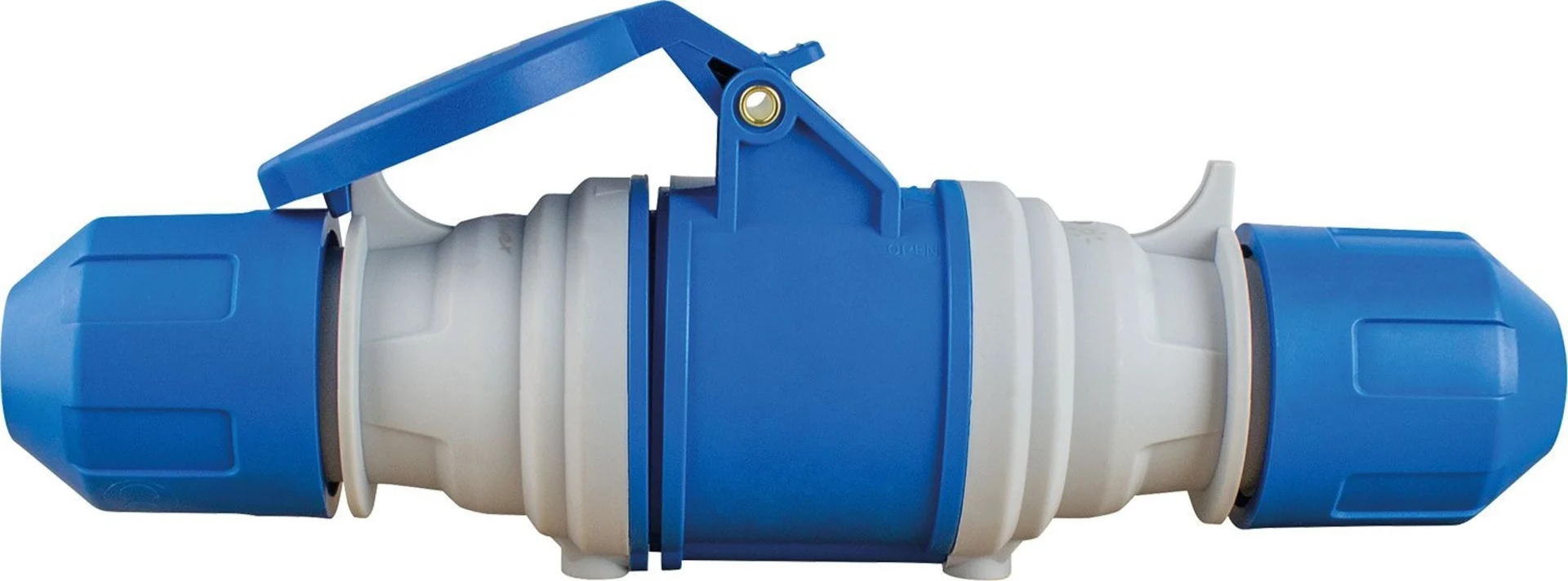 AS-Schwabe Powerlight CEE coupleur avec couvercle rabattable