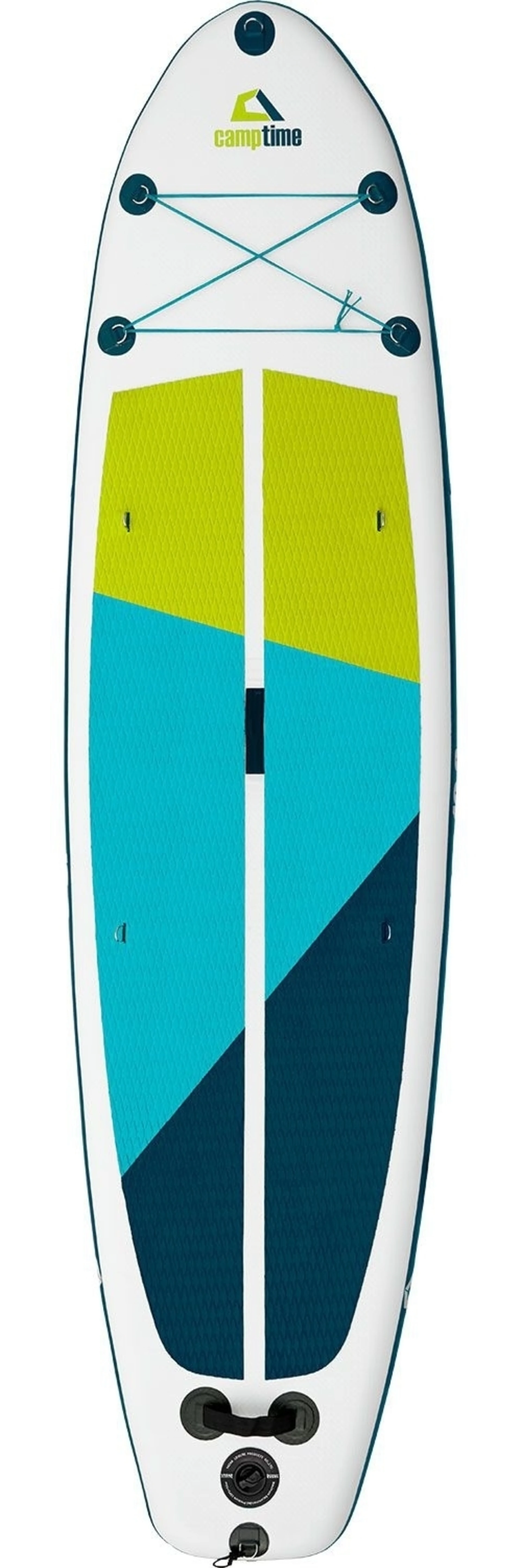 Camptime Naos 10.0 SUP Set aufblasbares Stand Up Paddling-Board inkl. Paddel und Luftpumpe