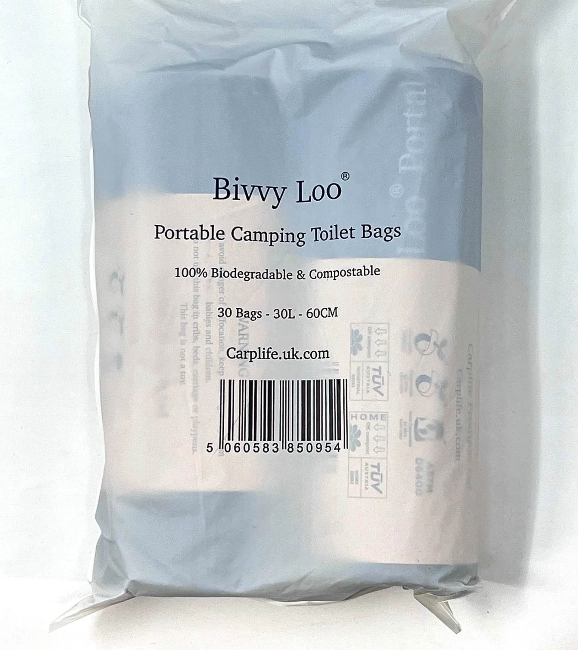 Bivvy Loo Kompostierbare & biologisch abbaubare Beutel - Doppelpack