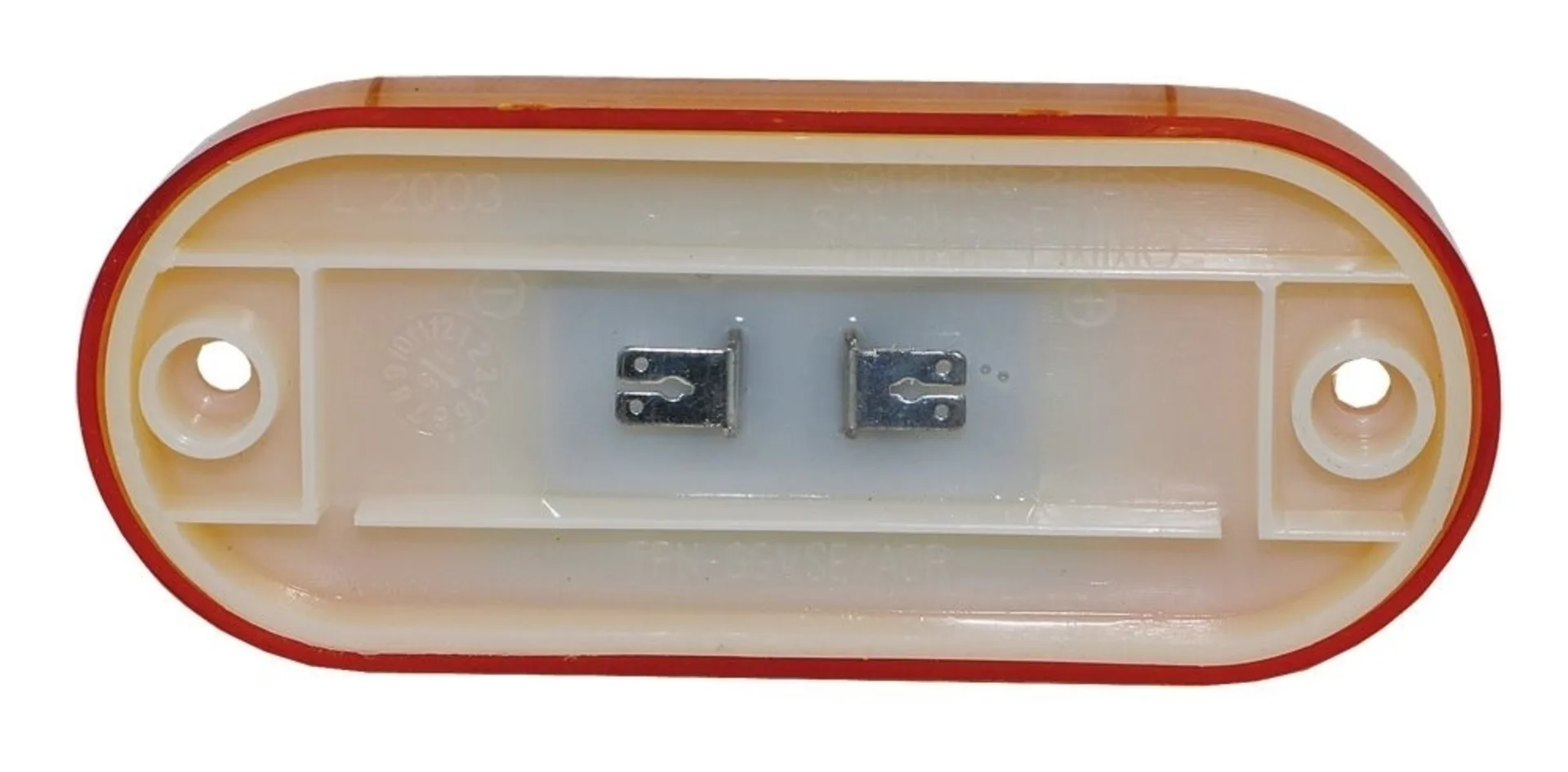 Jokon - LED-Seitenmarkierleuchte 12V 2 Anschl. 110x45mm, gelb, *LED 12V* 4 Anschl. 2.8mm Jokon - LED-Seitenmarkierleuchte 12V 2 Anschl. 110x45mm, gelb, *LED 12V* 4 Anschl. 2.8mm