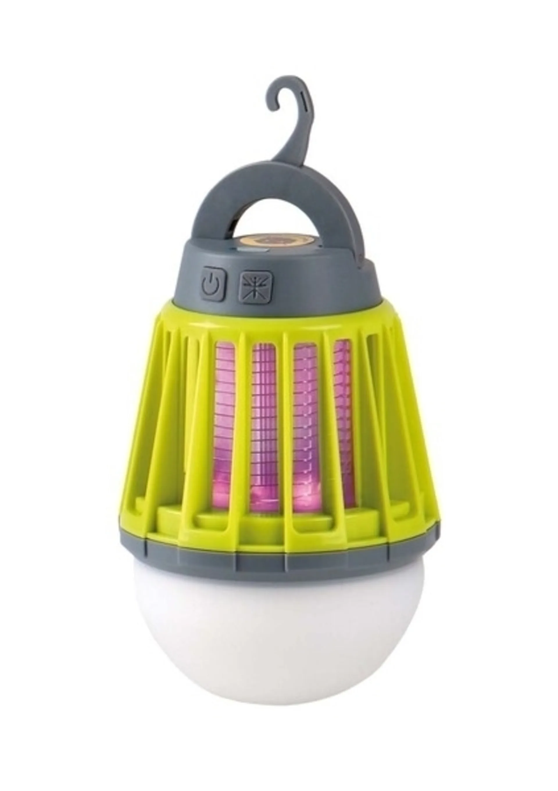 Lampe de camping rechargeable Carbest avec protection contre les moustiques et fonction de rechargement