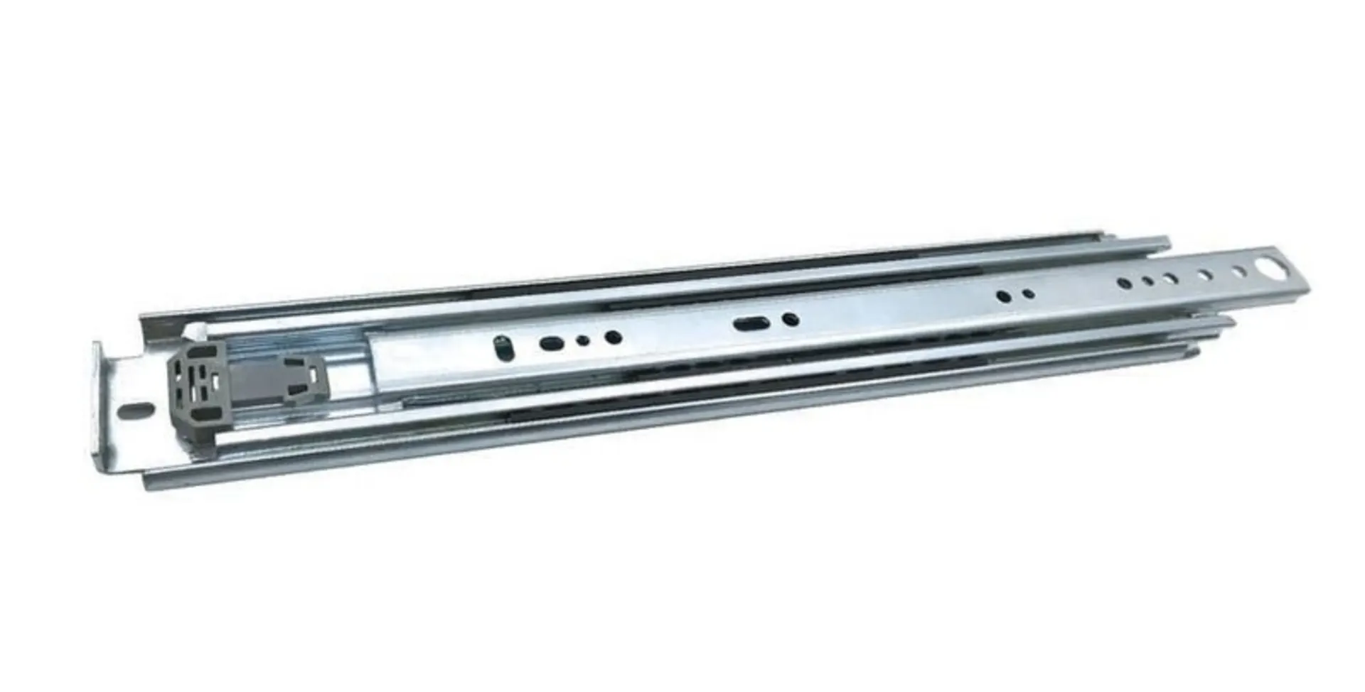 Coulisse en acier avec une capacité de charge de 227kg, longueur 762mm, galvanisée (1 paire)