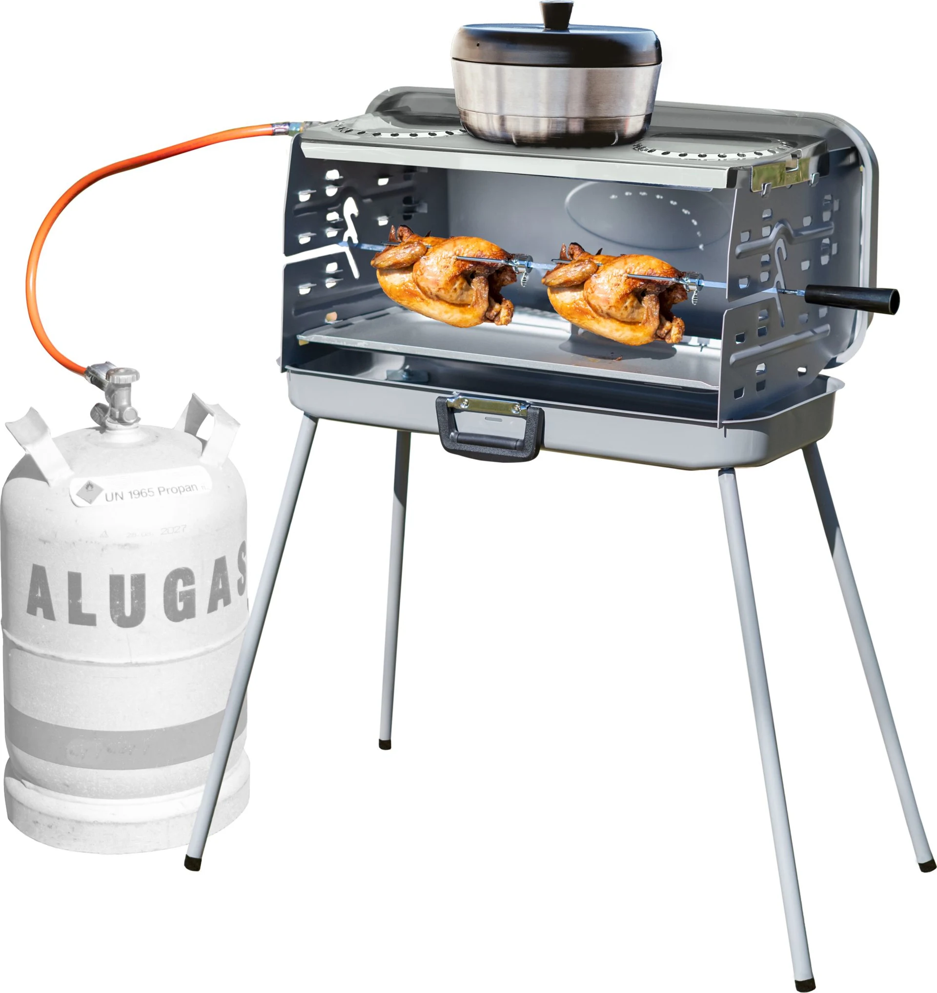 Berger Barbecue à gaz portable 3 feux 50 mbar Berger Barbecue à gaz portable 3 feux 50 mbar
