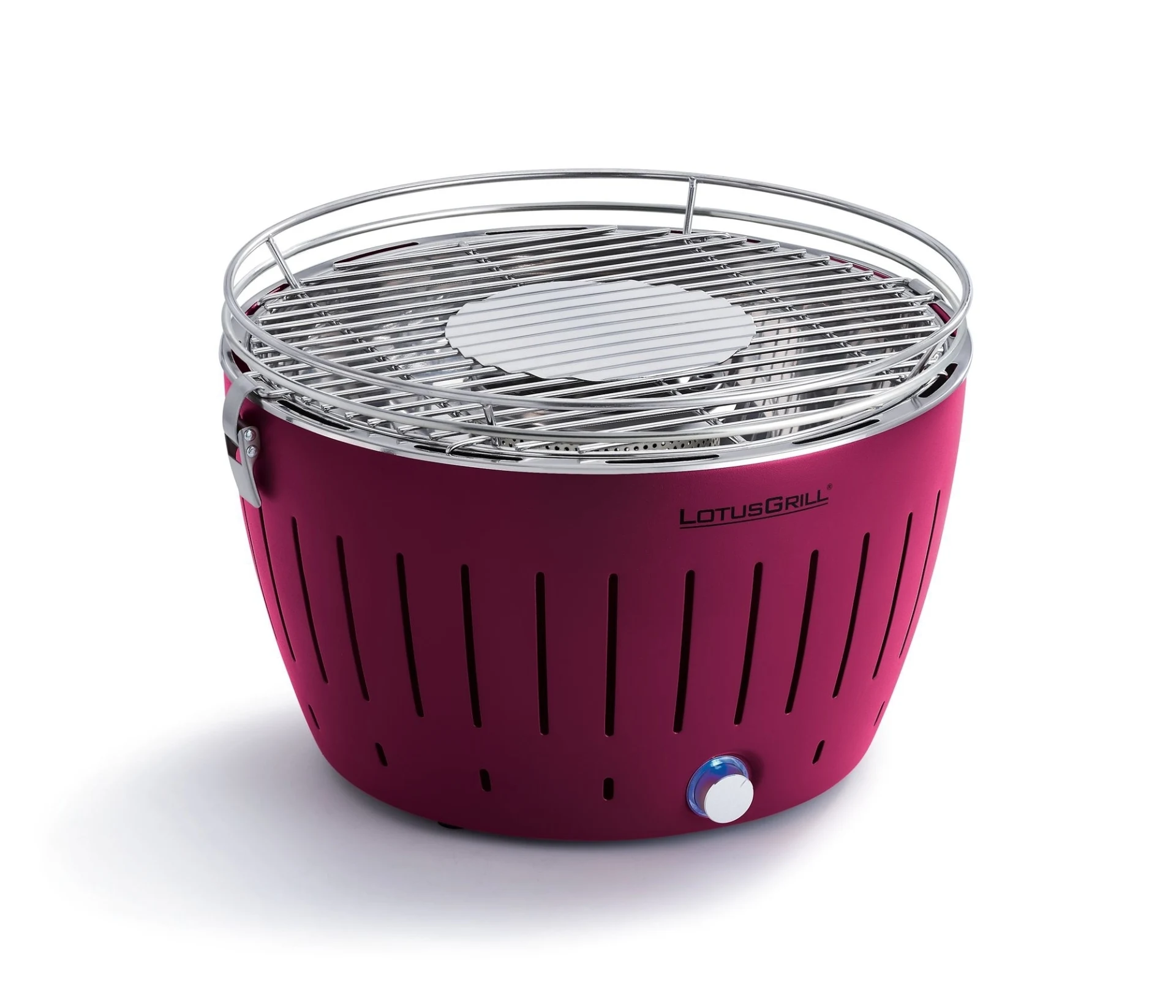 LotusGrill Holzkohlegrill mit Tragetasche Pflaumenlila