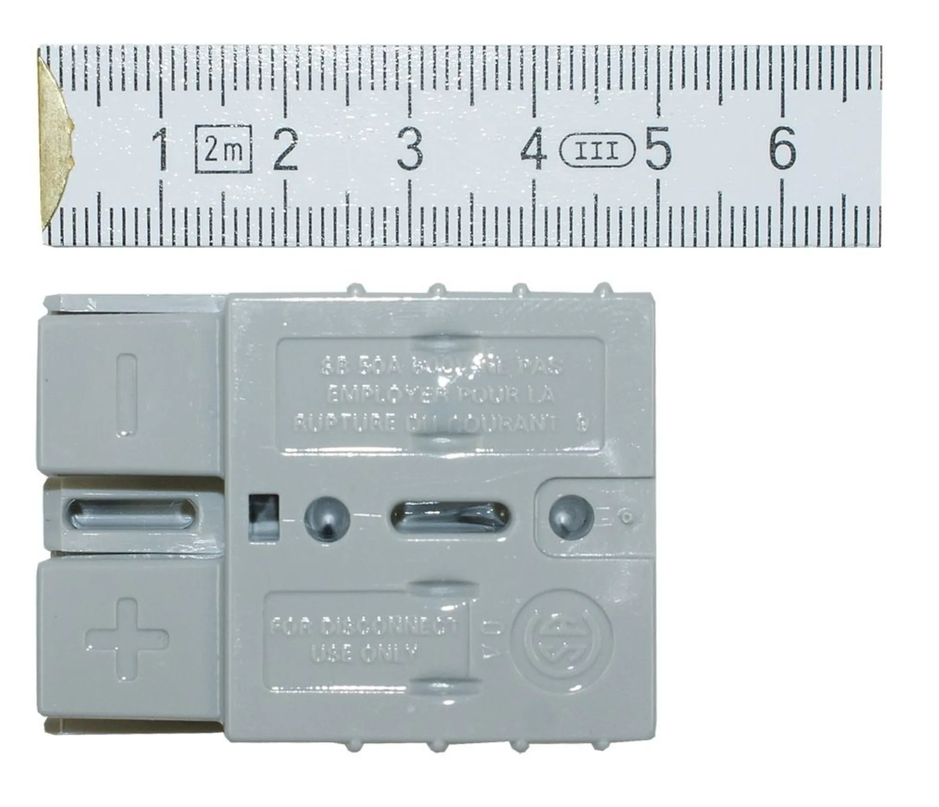 1 Stk. Stecker Anderson Power 2-pol -6 mm2 grau