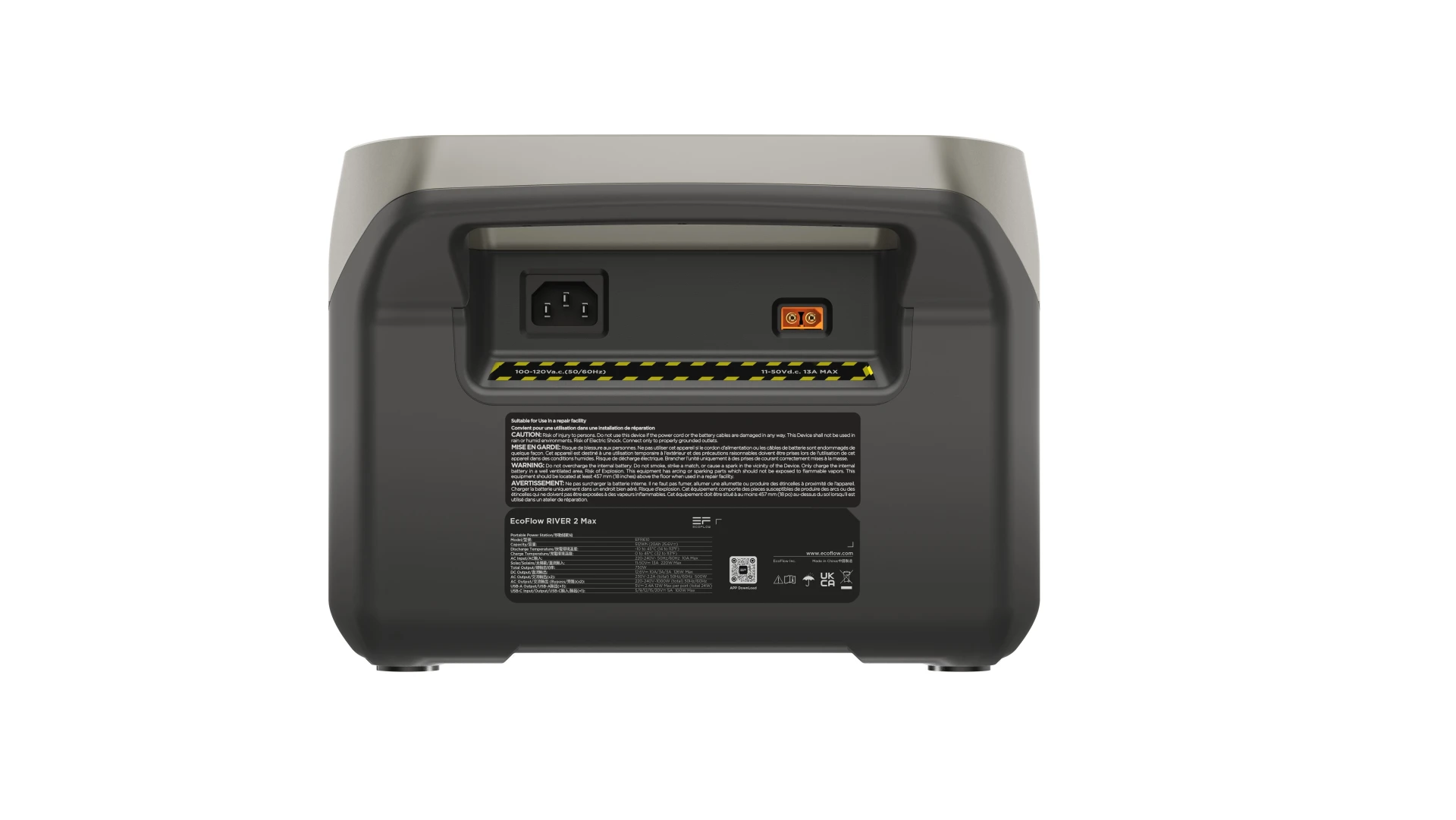 EcoFlow Power Station RIVER 2 MAX, 512 Wh