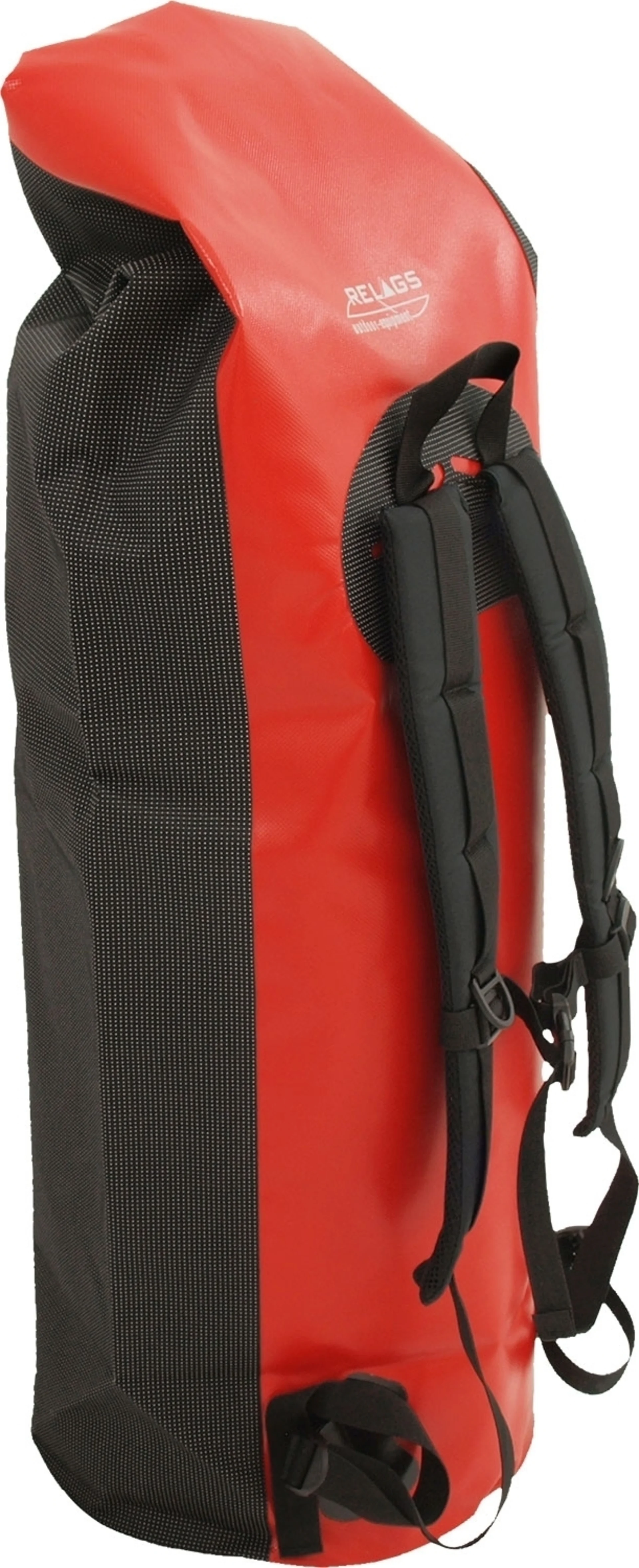 Sac de transport BasicNature « Seesack » 180 litres noir/rouge