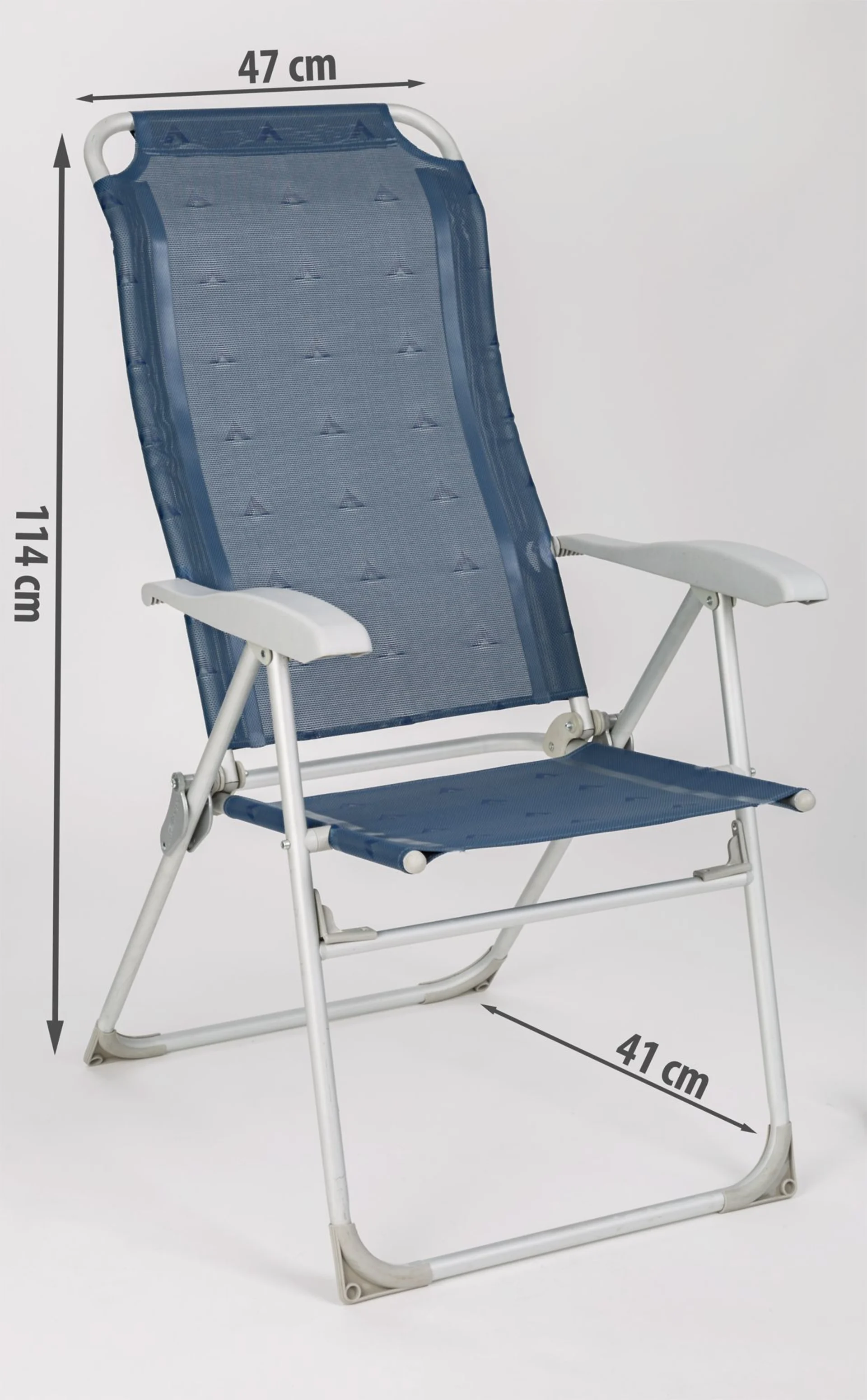 Berger fauteuil pliant Comfort bleu