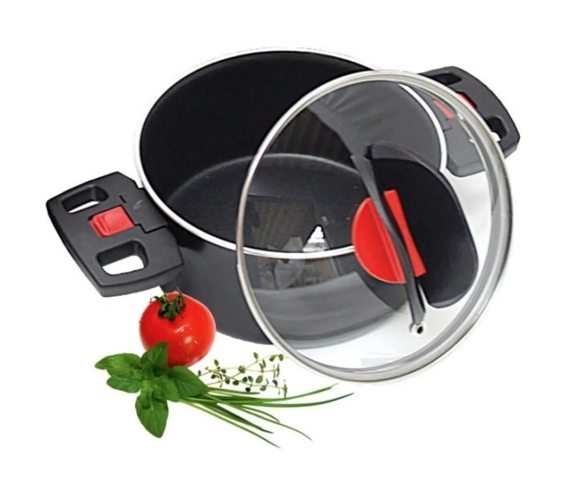 Kochtopf Exclusiv 16cm schwarz ohne Deckel