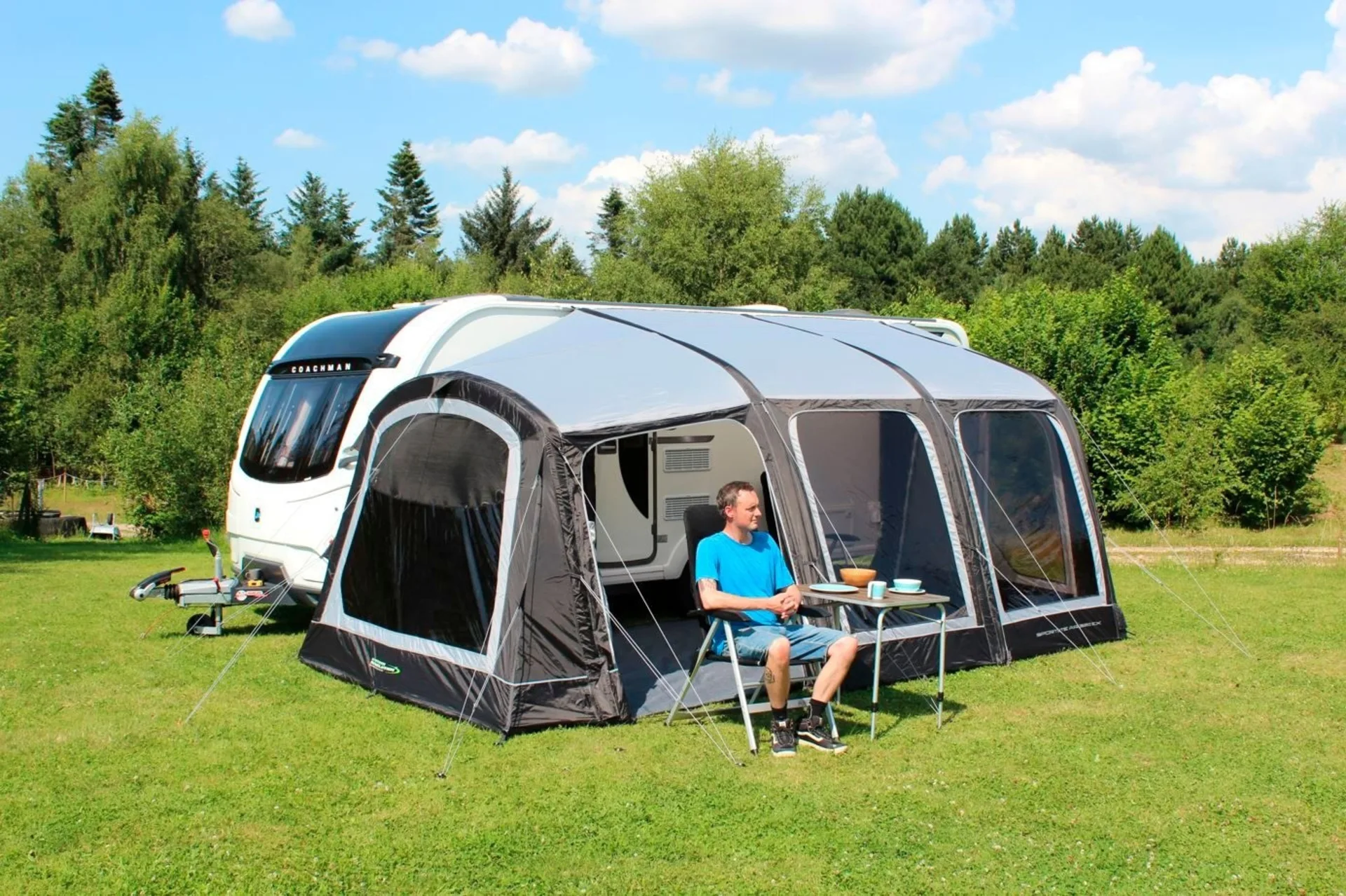 Outdoor Revolution Cayman Classic MK2 F/G Auvent léger Low Mid 180 à 240 cm