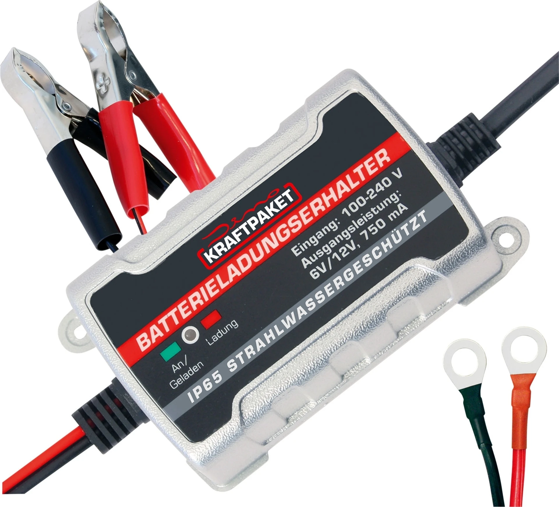 Dino Kraftpaket Batterie Erhaltungsladegerät 6 V /12 V 750 mA