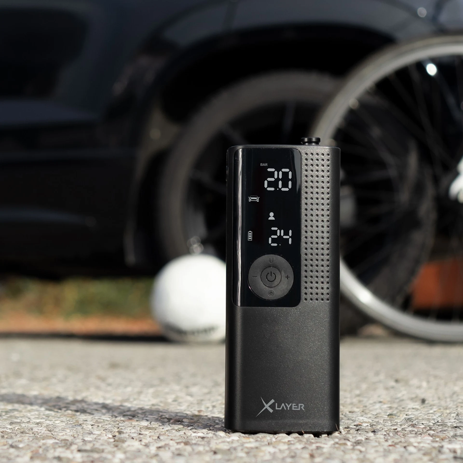 Xlayer Mobiler Akku-Luftkompressor 8.0 bar 2.000 mAh