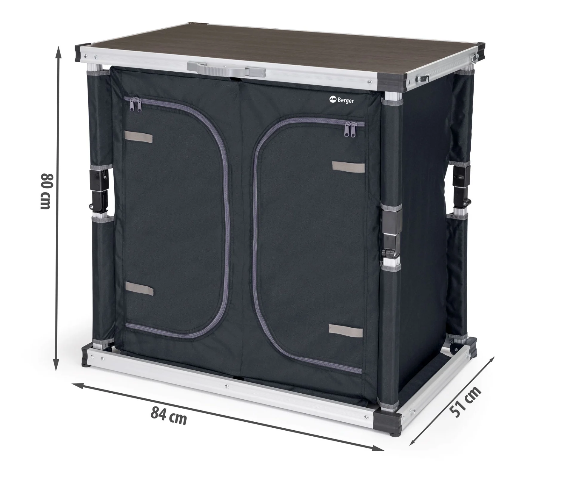Berger Tampere Kofferbox / Campingschrank faltbar M