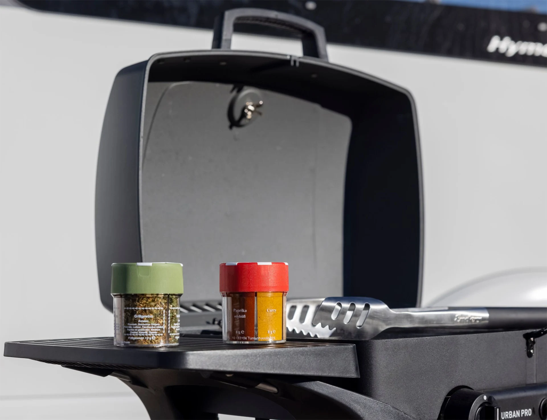 BasicNature Grillgewürzstreuer 4 in 1 mit Kräuter Provence / Grillkräuter / Salatgewürz / Virginia Mischung