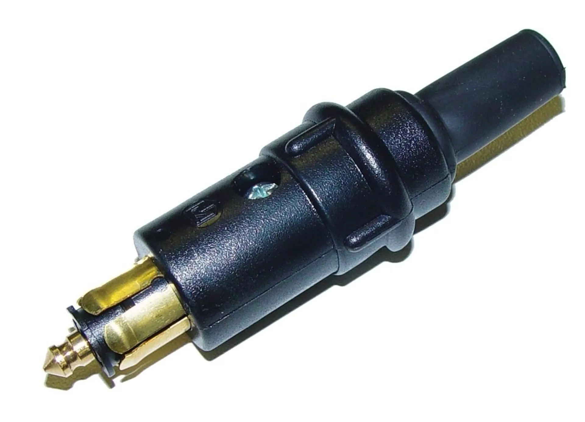 DIN-Stecker 2-pol mit Zugentlastung