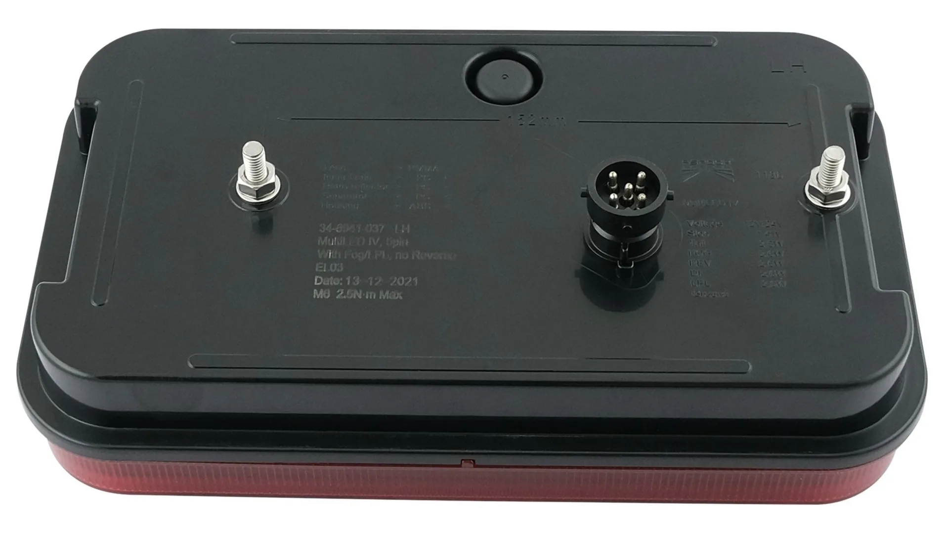 Aspöck - Clôture à LED. MultiLED IV 12/24 V droite