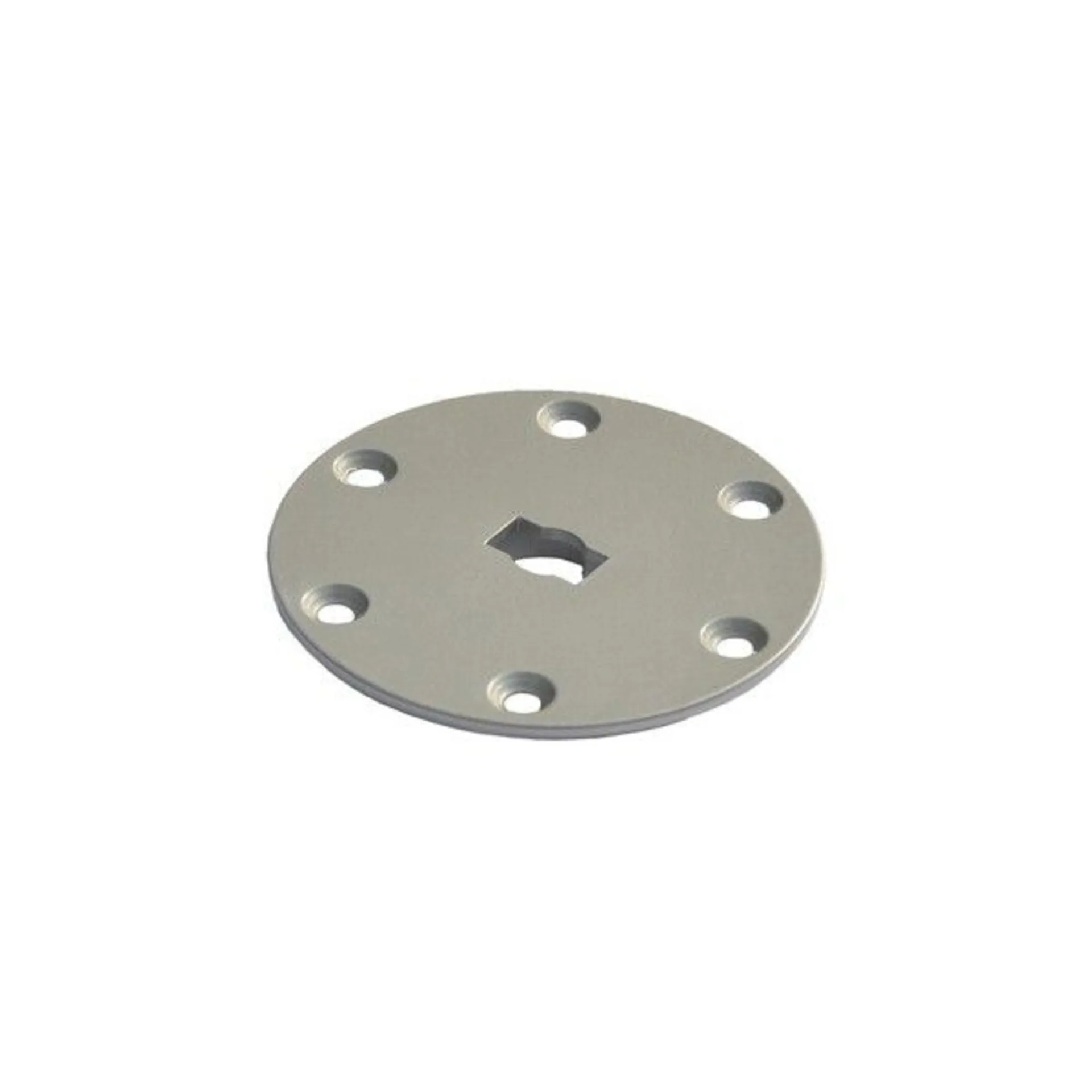 Pied Quick Release RV gris, diamètre 110mm, hauteur 11mm, RAL 9006