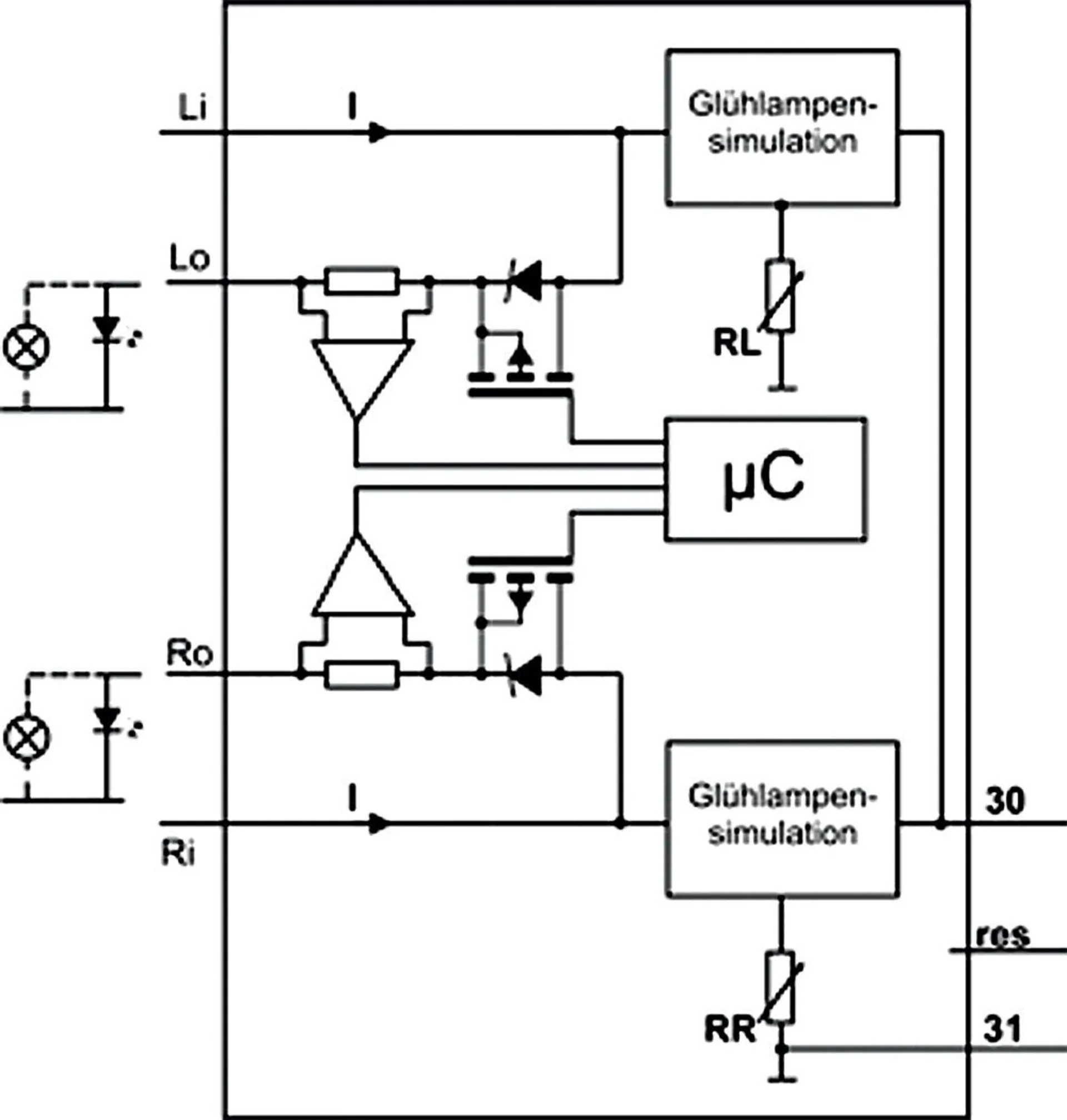 Module d'éclairage universel à LED 12V 2 canaux