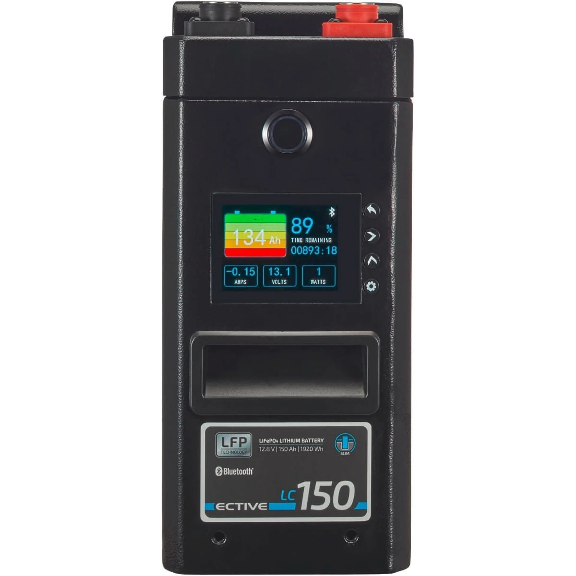 Batterie d'alimentation au lithium LiFePO4 ECTIVE LC 150 SLIM BT 12 V, 150 Ah