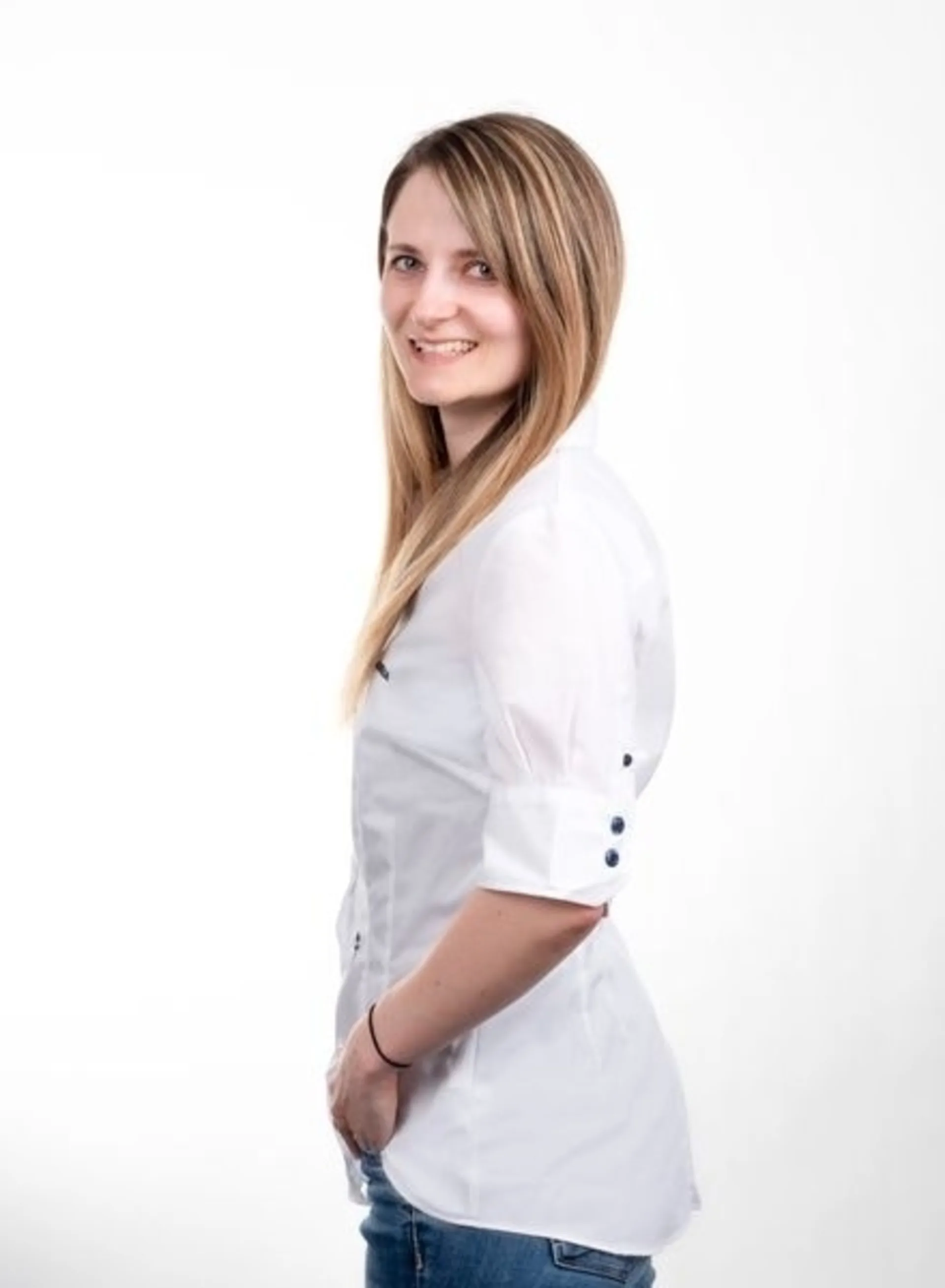 Chemisier femme Adria à manches courtes blanc, taille 36