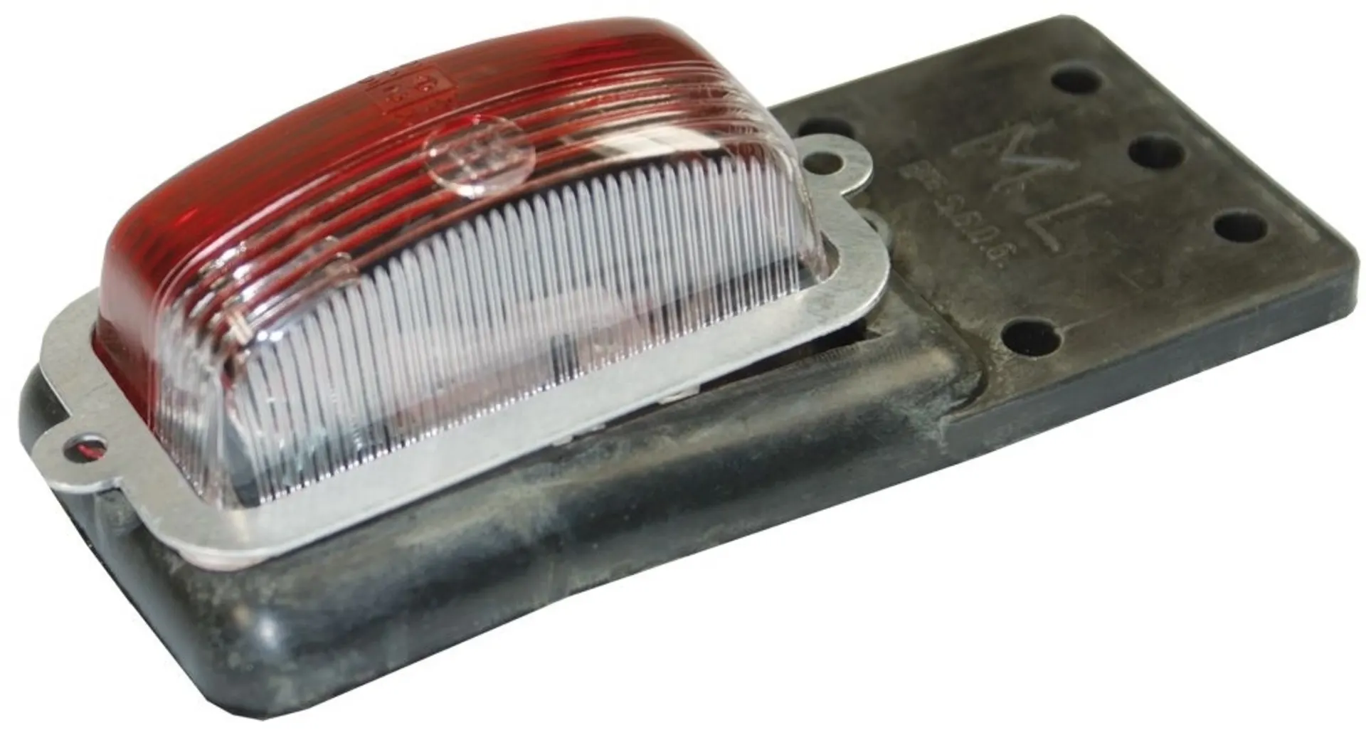 ML - Umrissleuchte verstärt rot/weiss 130x55mm, *verstärkt*