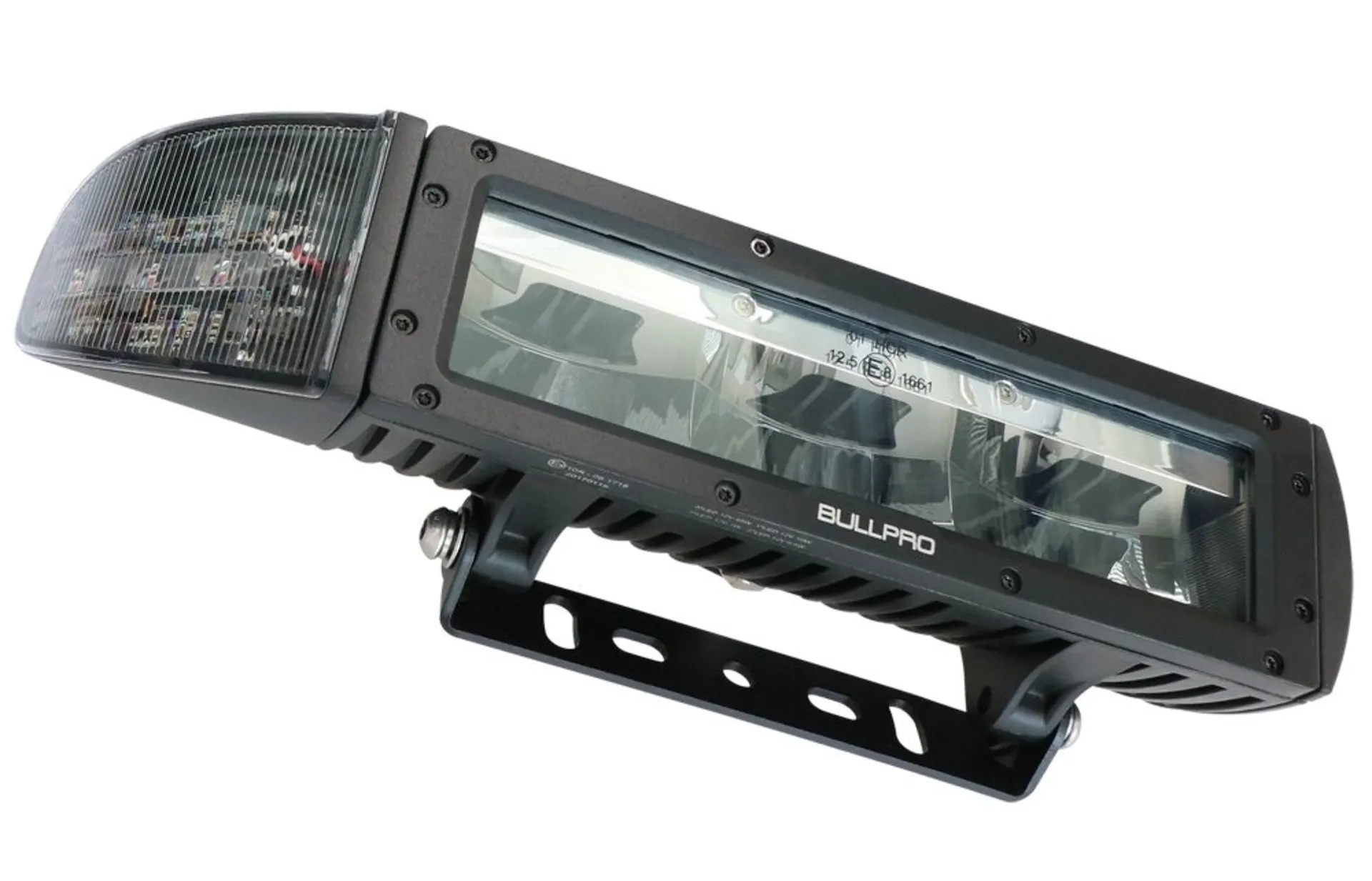 LED-Hauptscheinwerfer rechts mit autom. Heizung 340 × 75 mm, 9-36 V, mit Pos.licht & Blinker LED-Hauptscheinwerfer rechts mit autom. Heizung 340 × 75 mm, 9-36 V, mit Pos.licht & Blinker