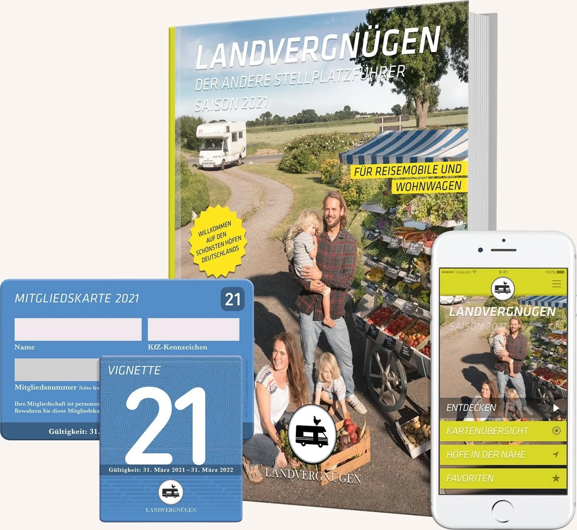 Landvergnügen - Stellplatzführer Deutschland inkl.