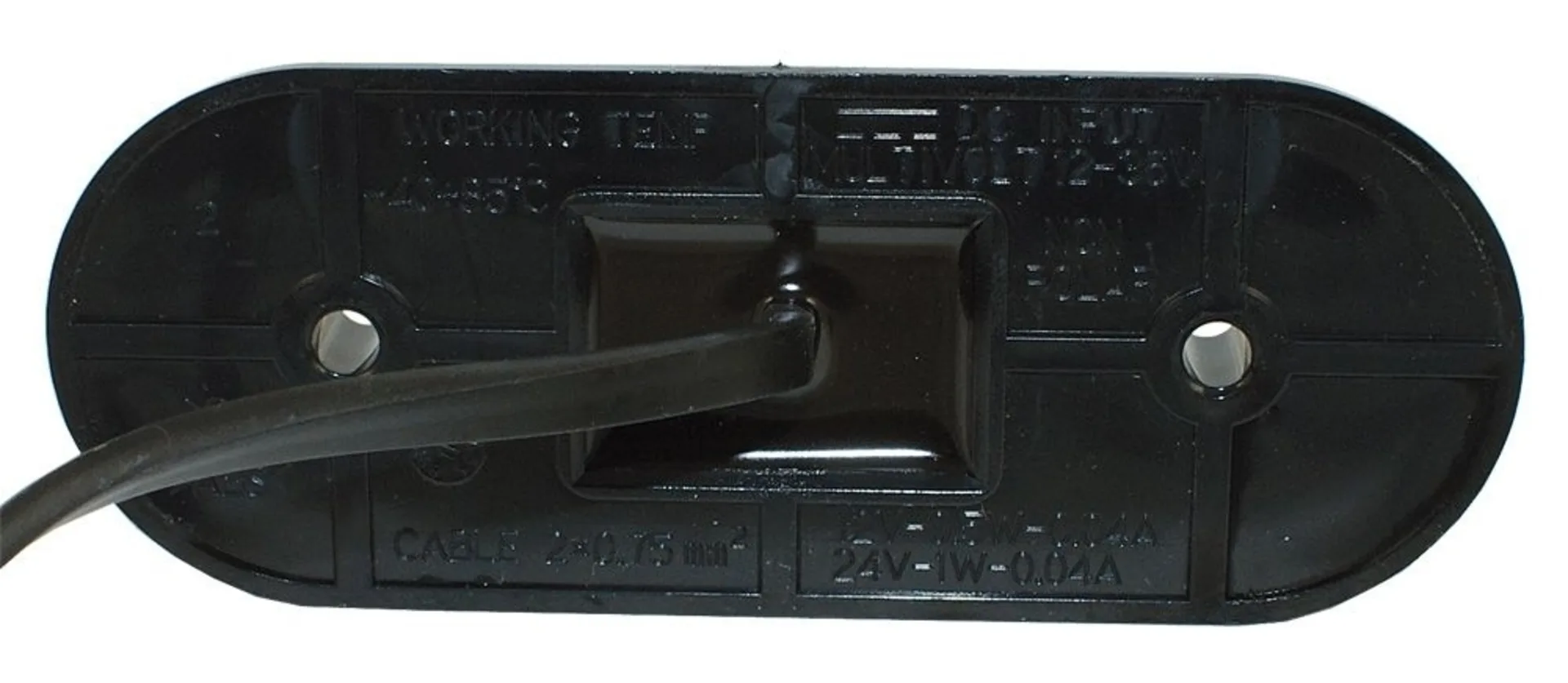 Feu de position LED Unipoint blanc 12/24V